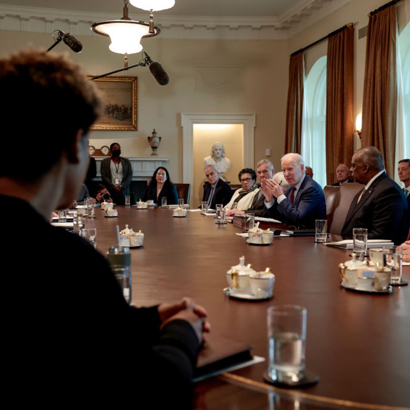 President Biden Holds Cabinet Meeting With Vice President Harris