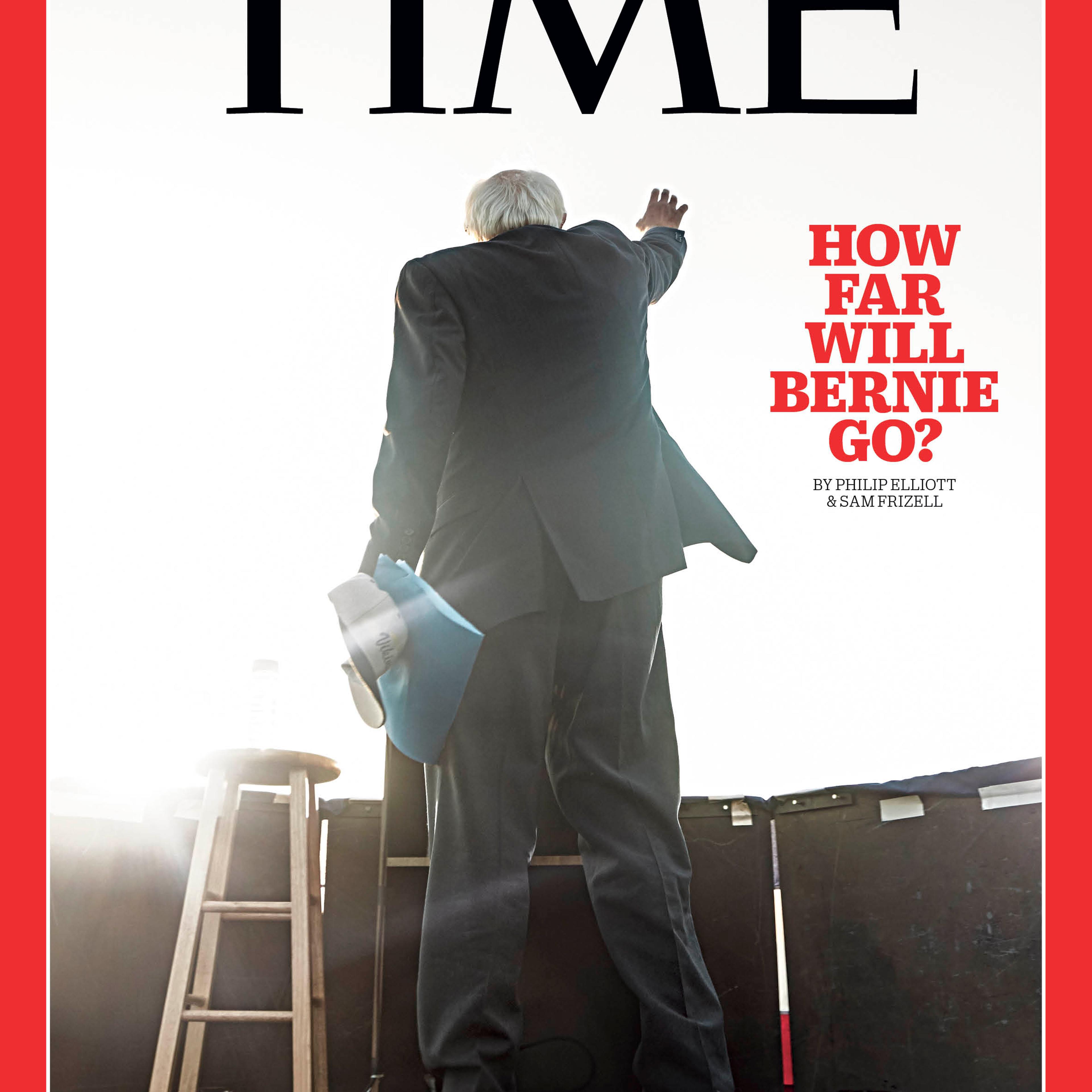 Bernie Sanders How Far Will Bernie Go Time Magazine Cover