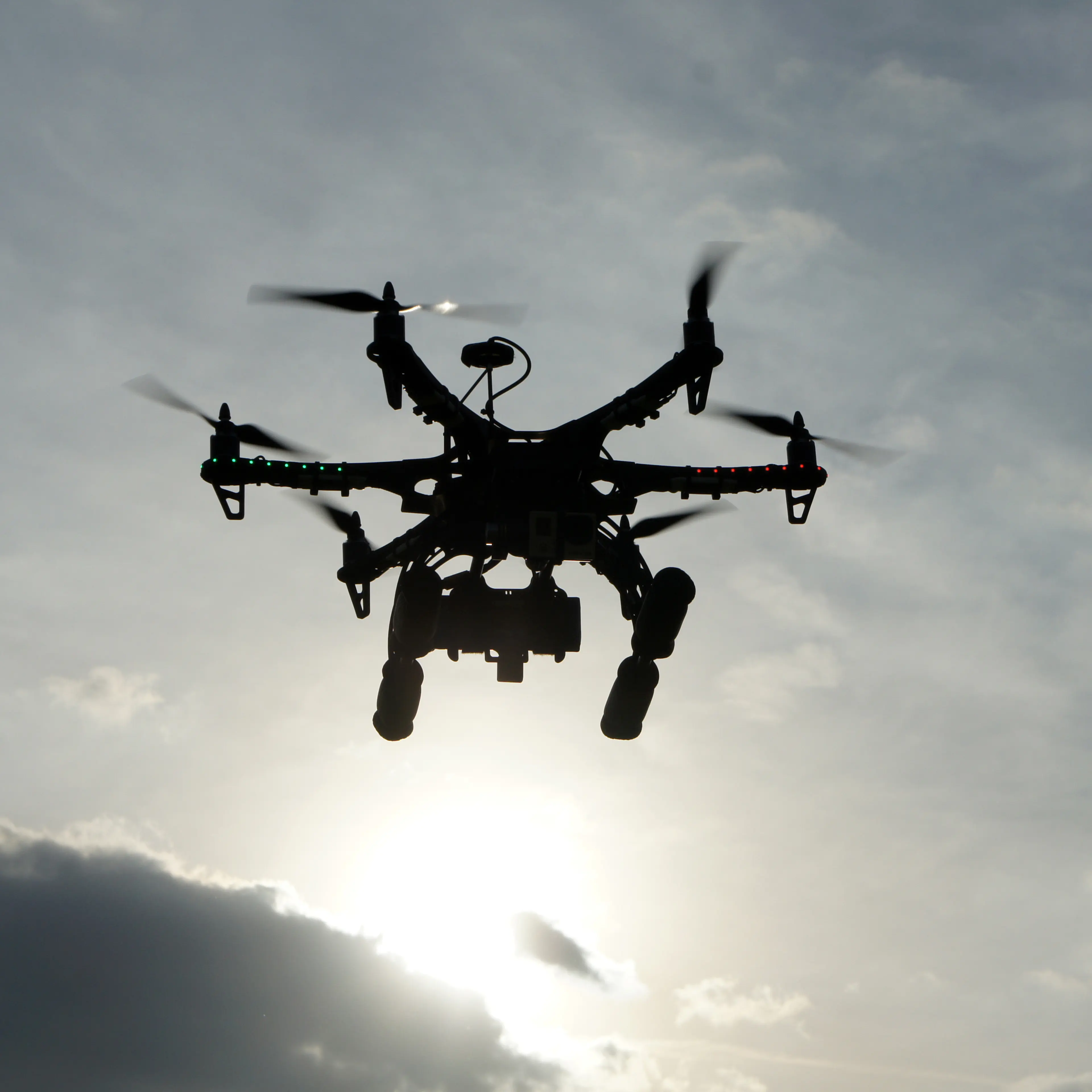 Drone at Sunset