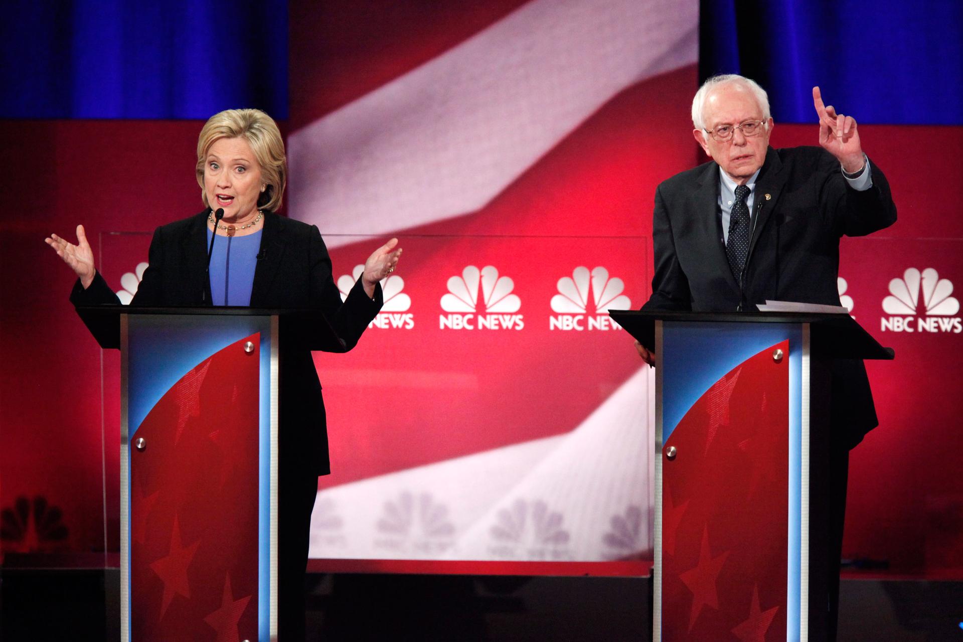 Clinton Sanders Democratic Debate: Clinton, Sanders in High-Stakes Bout