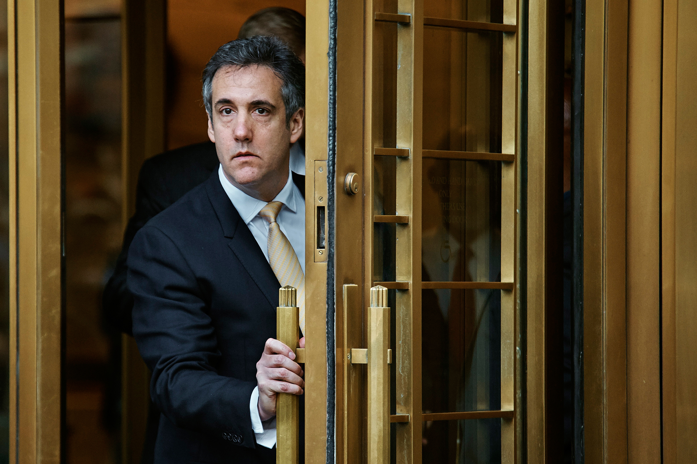 Michael Cohen, the President’s longtime personal lawyer, leaves federal court in Manhattan on Aug. 21