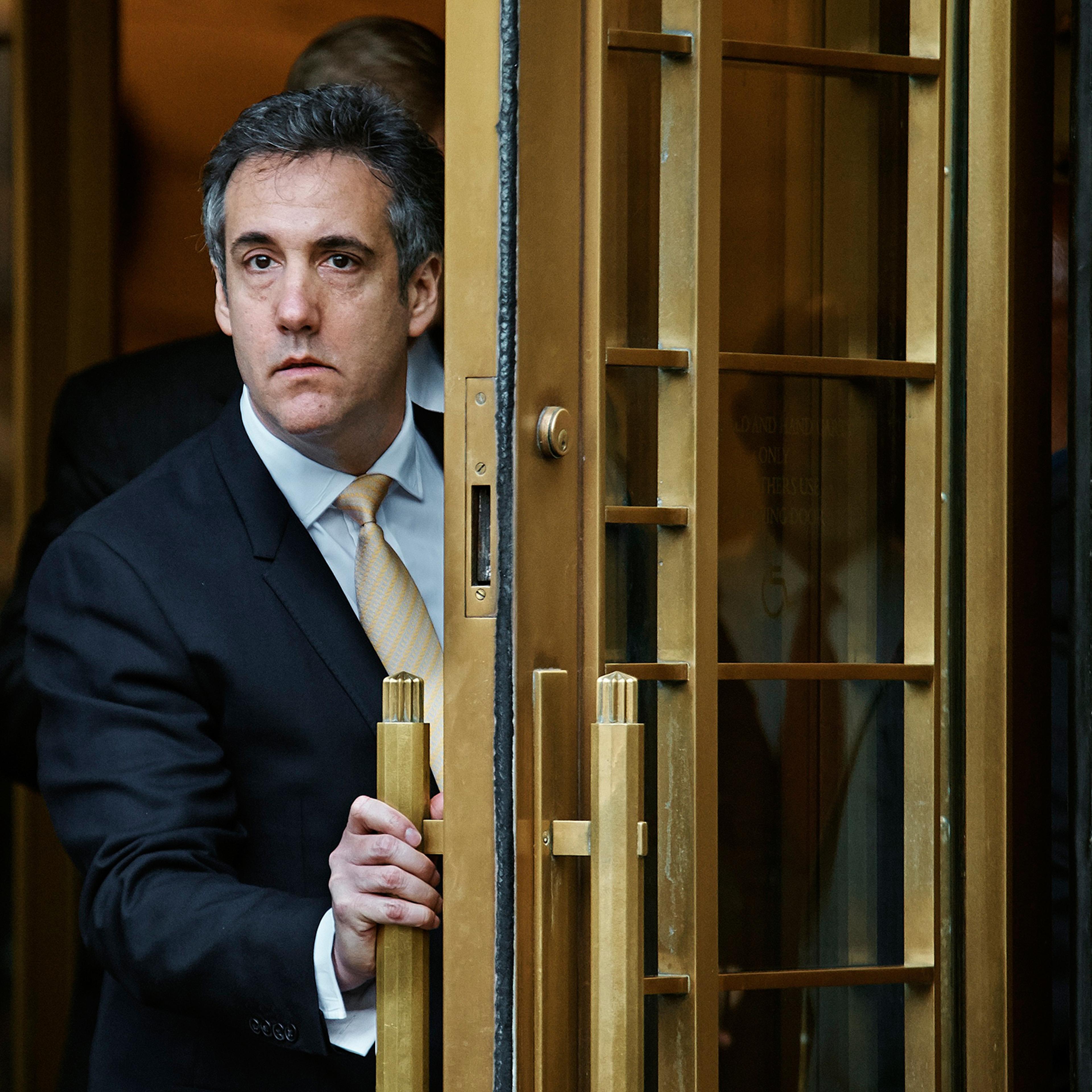 Michael Cohen, the President’s longtime personal lawyer, leaves federal court in Manhattan on Aug. 21
