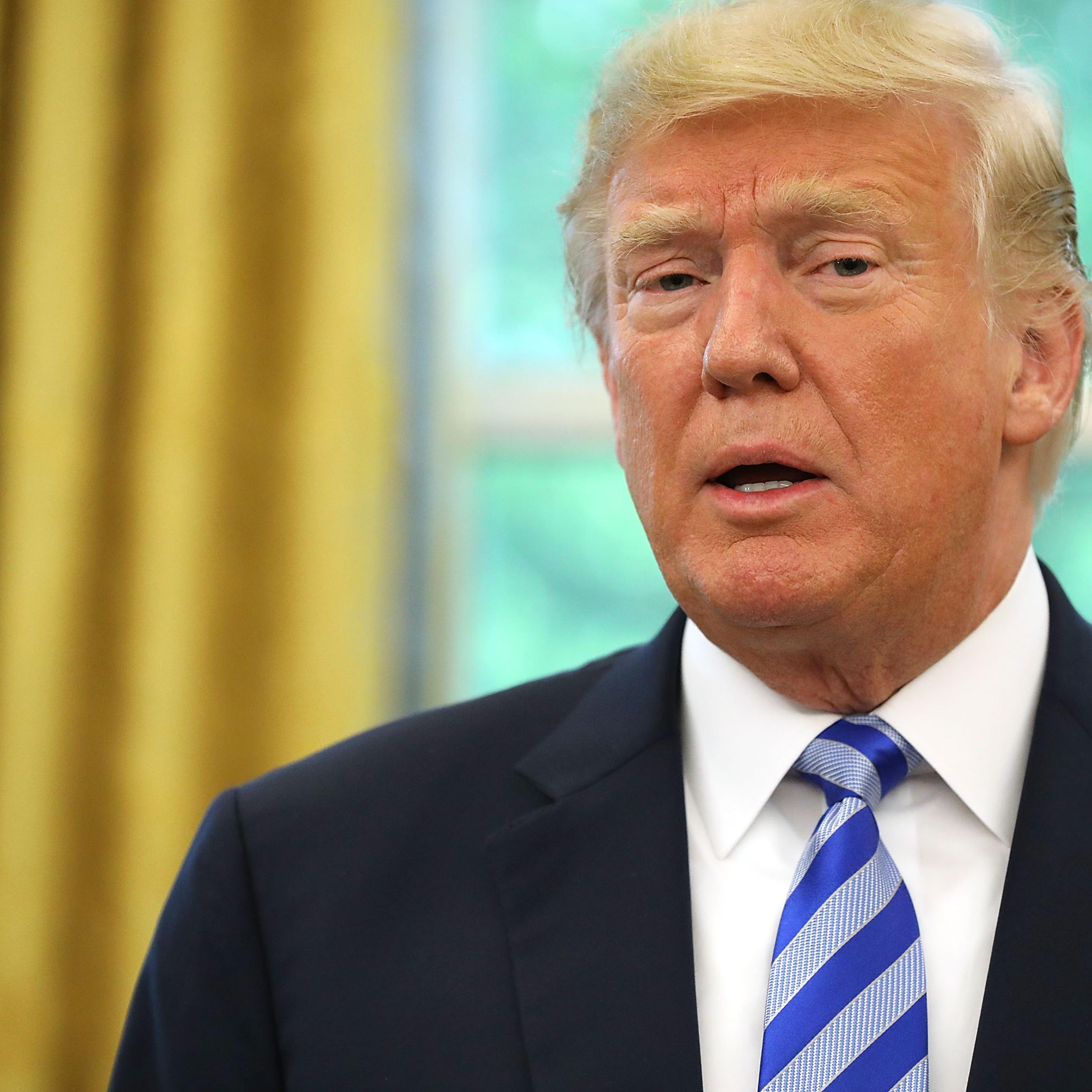 President Trump Meets With FIFA President Gianni Infantino At White House