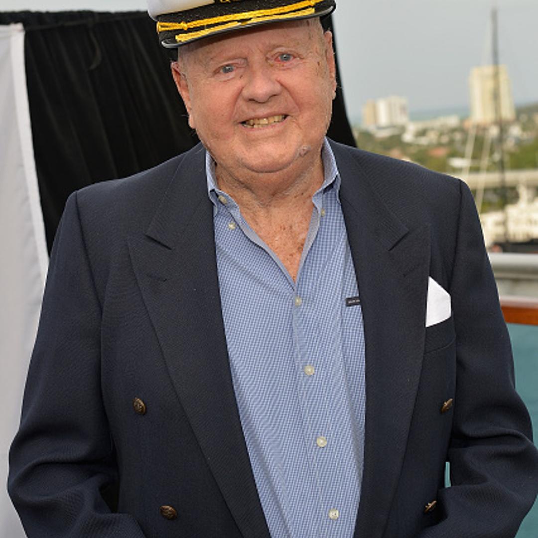 Dick Van Patten at Love Boat Cast Christening Of Regal Princess Cruise Ship at Port Everglades in Fort Lauderdale, Fla. on Nov. 5, 2014.