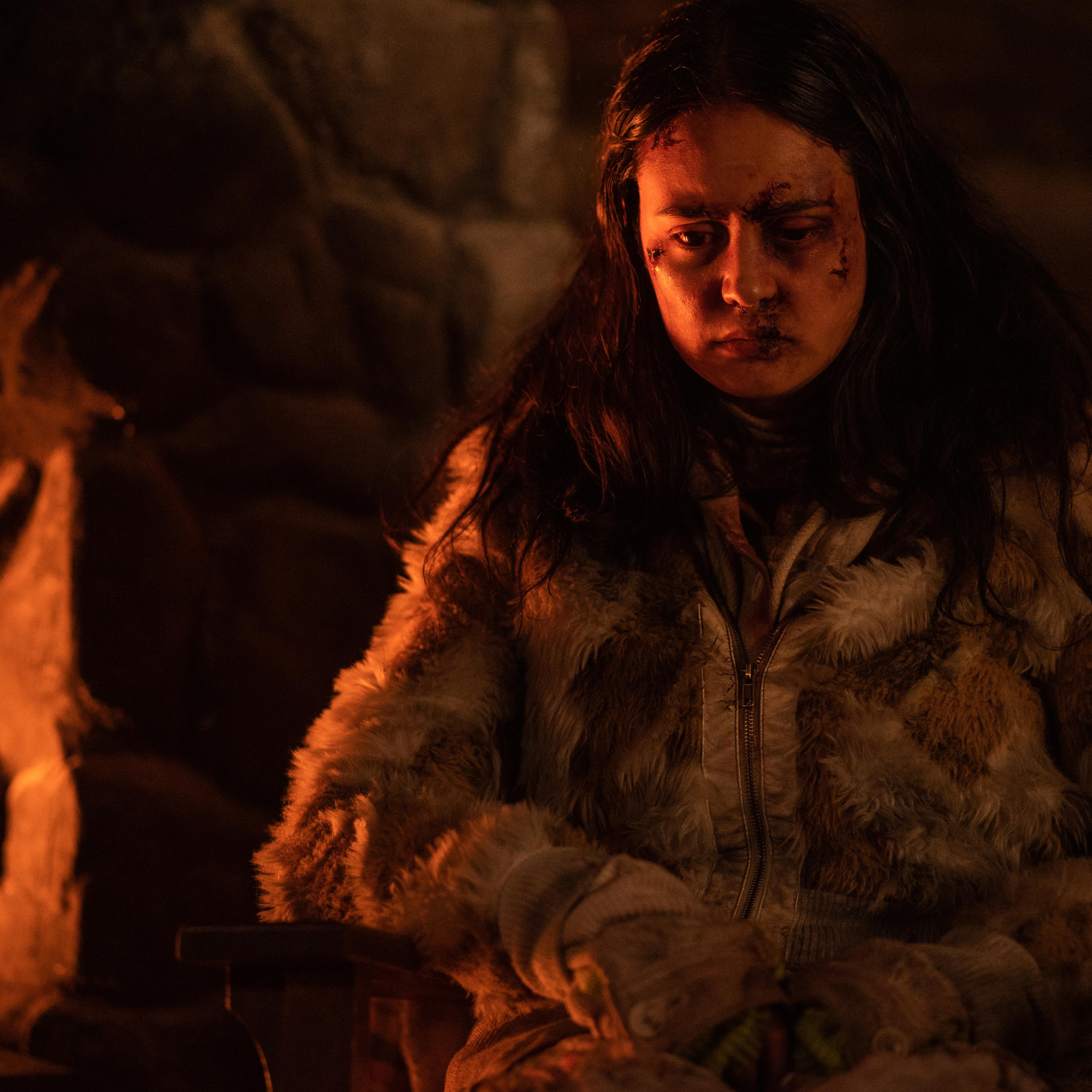 Courtney Eaton as Teen Lottie in 'Yellowjackets' season 2, episode 9