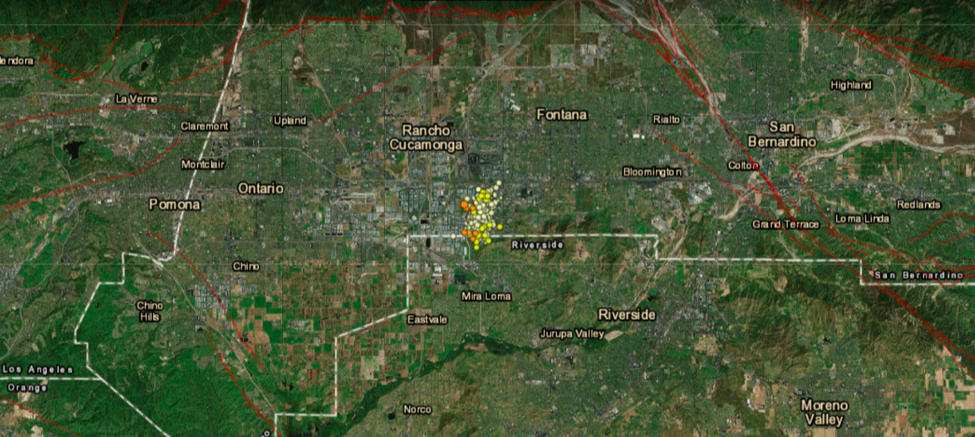 earthquake swarm