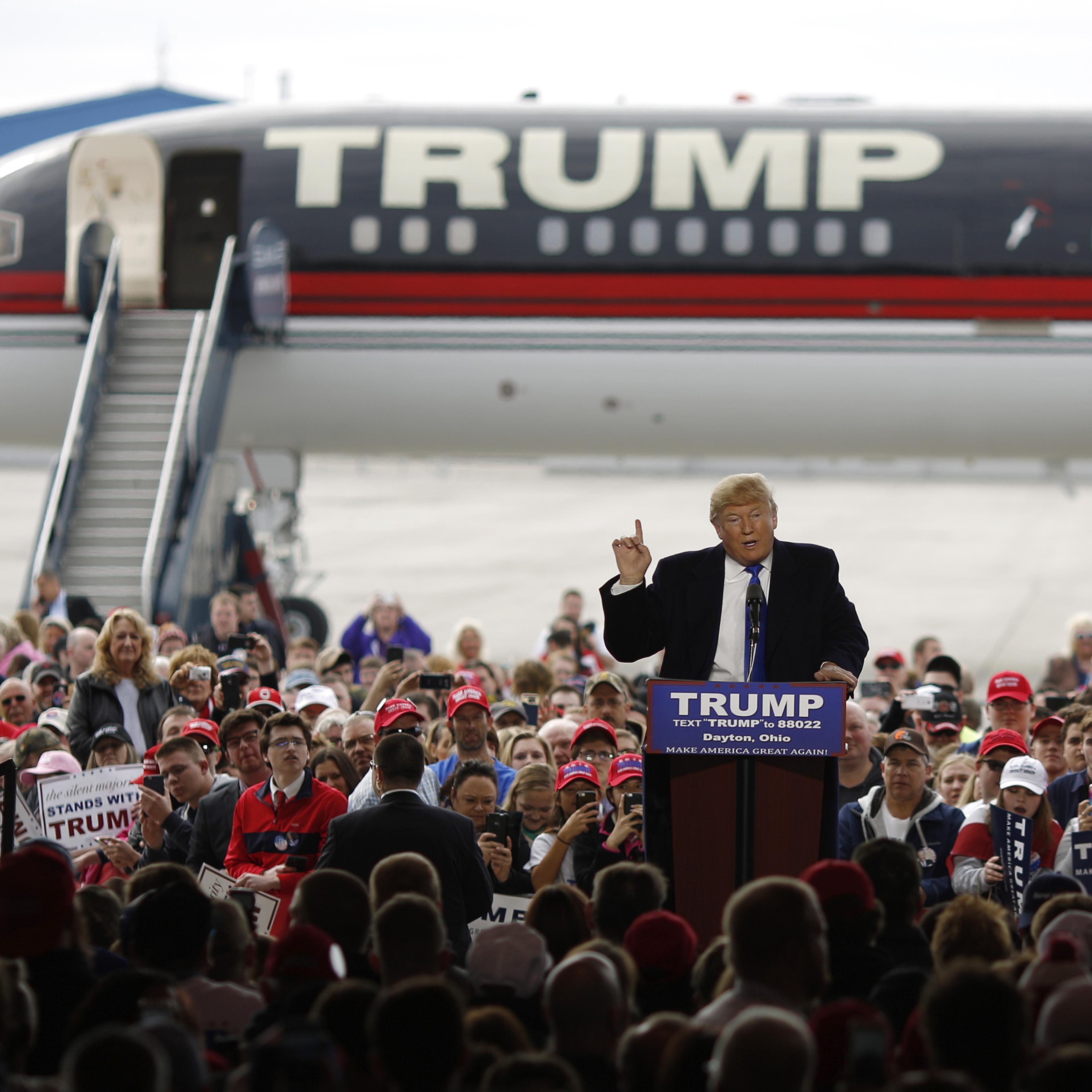 Presidential Candidate Donald Trump Holds Ohio Campaign Rally