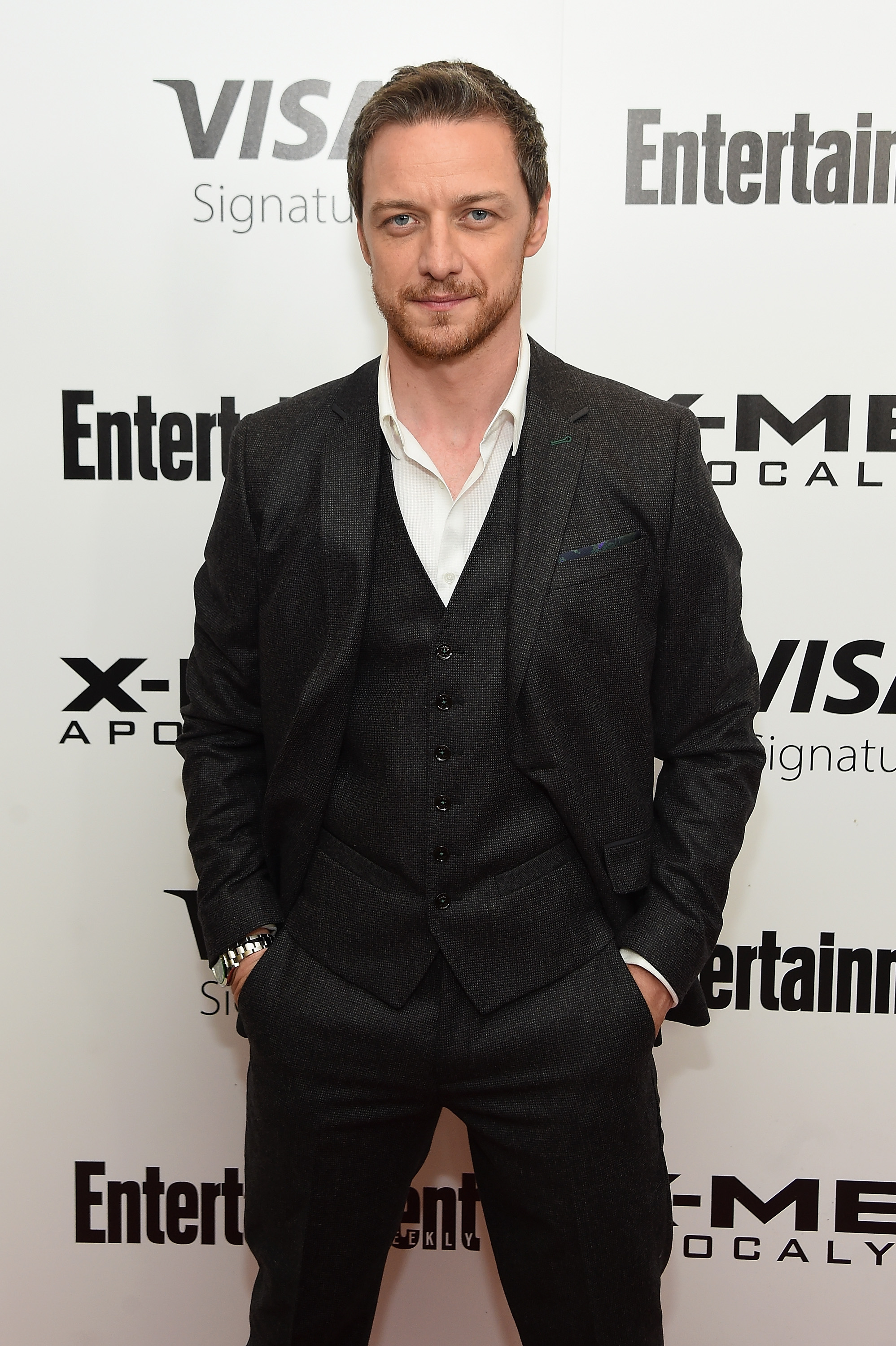 James McAvoy attends the "X-Men Apocalypse" New York screening on May 24, 2016 in New York City.