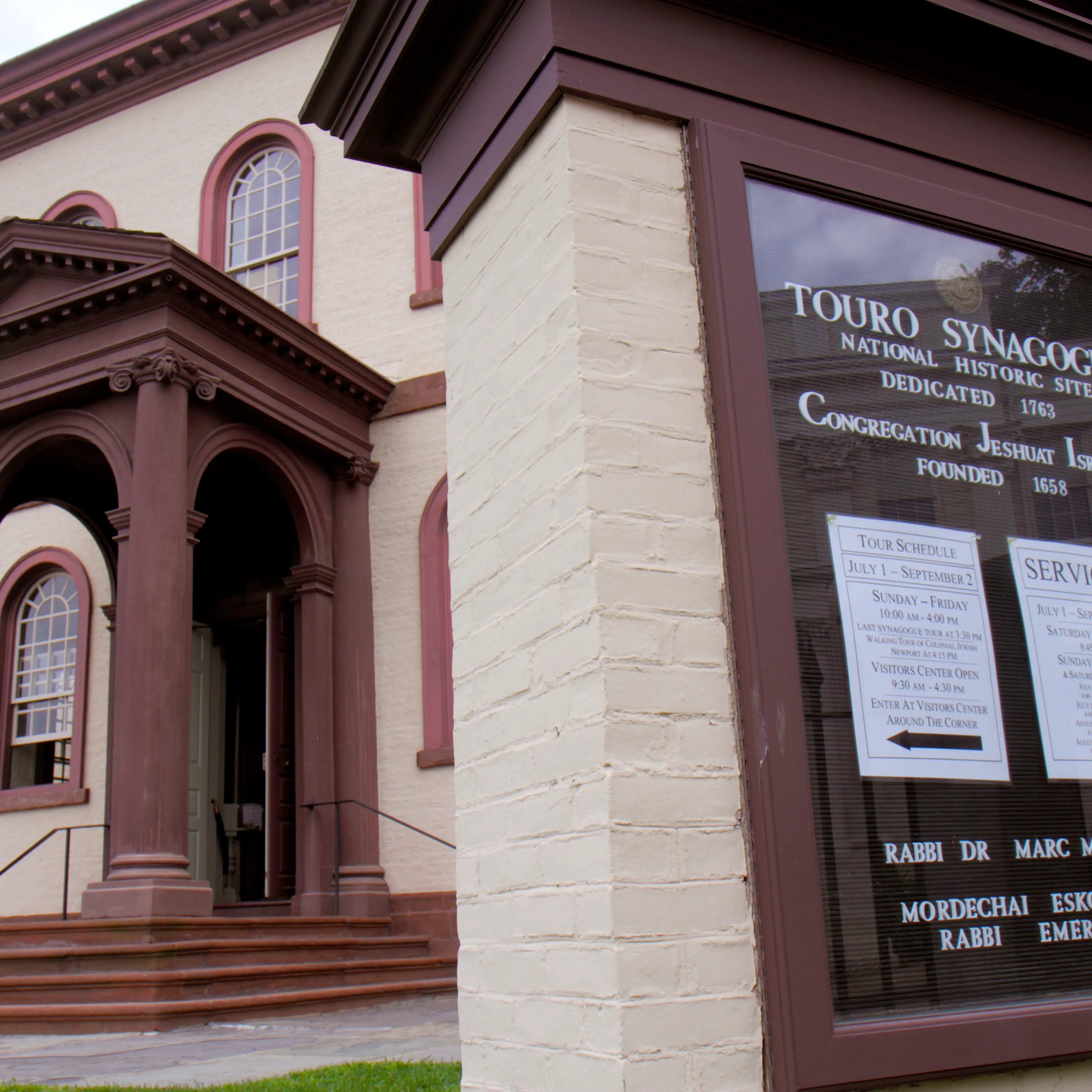 Touro Synagogue National Historic Site exterior.
