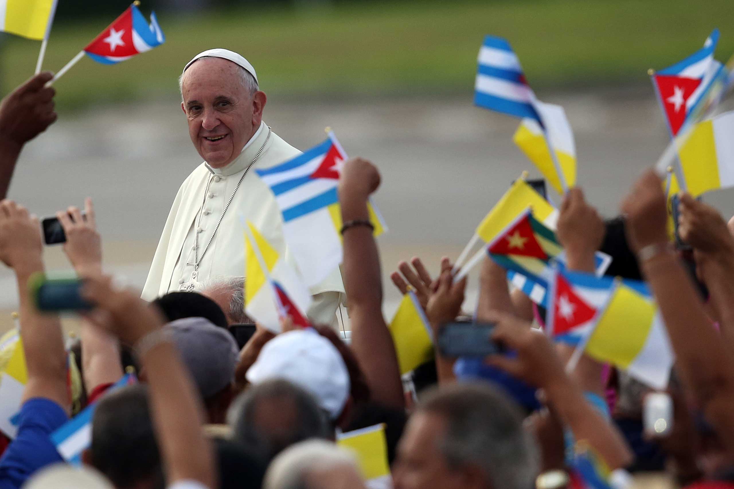 Pope Francis Makes Historic Trip To Cuba