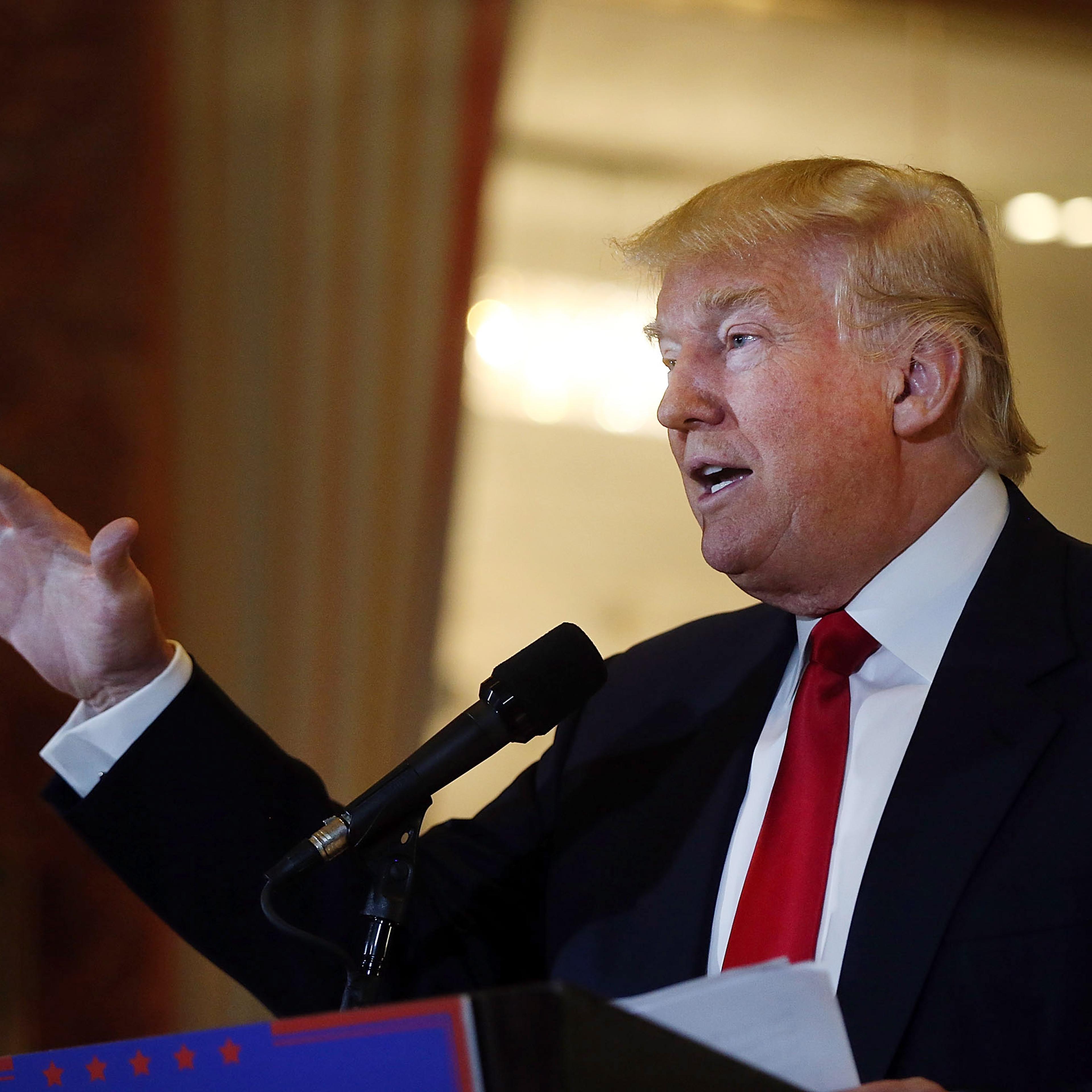Donald Trump Holds Press Conference At Trump Tower