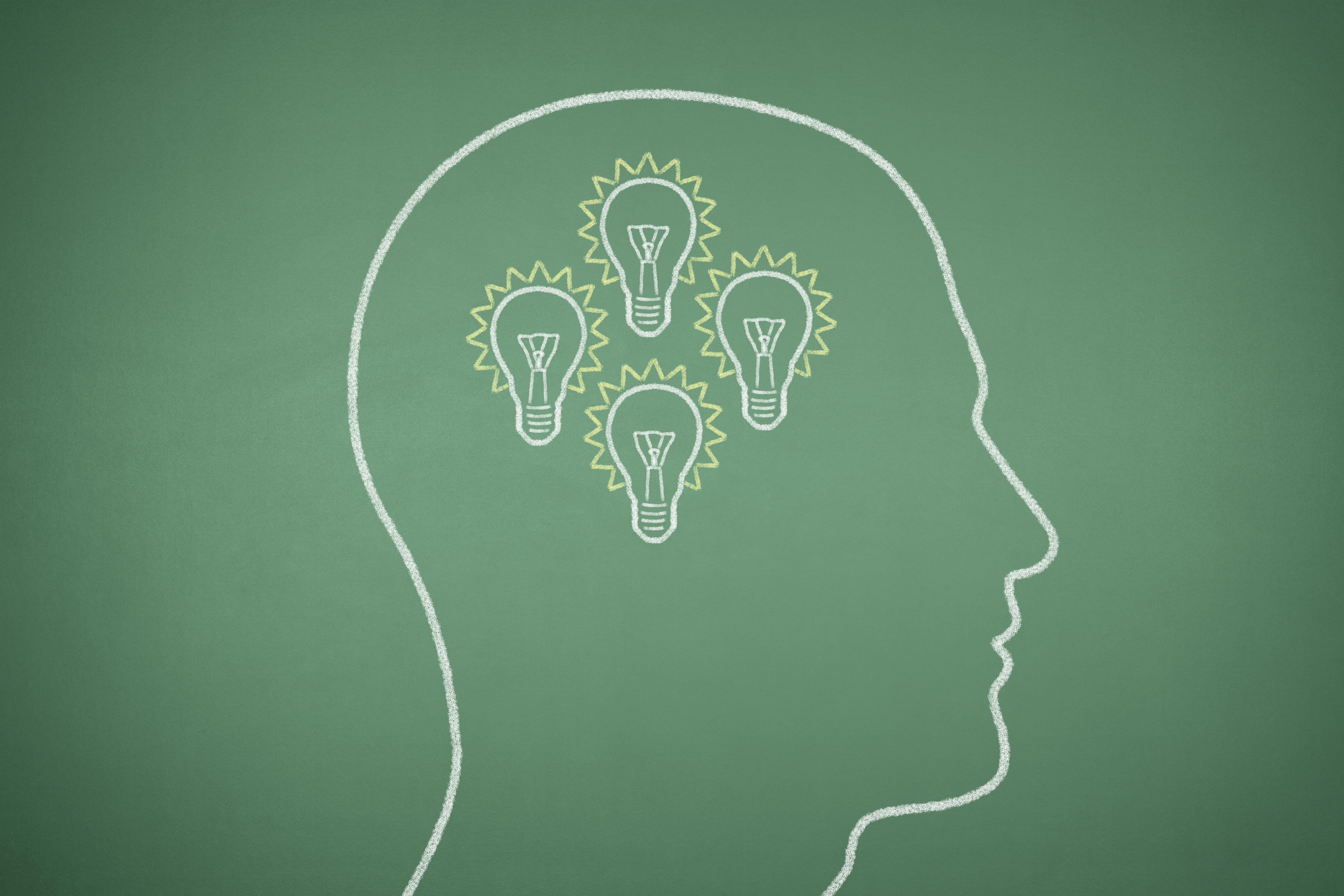 lightbulbs-head-chalkboard