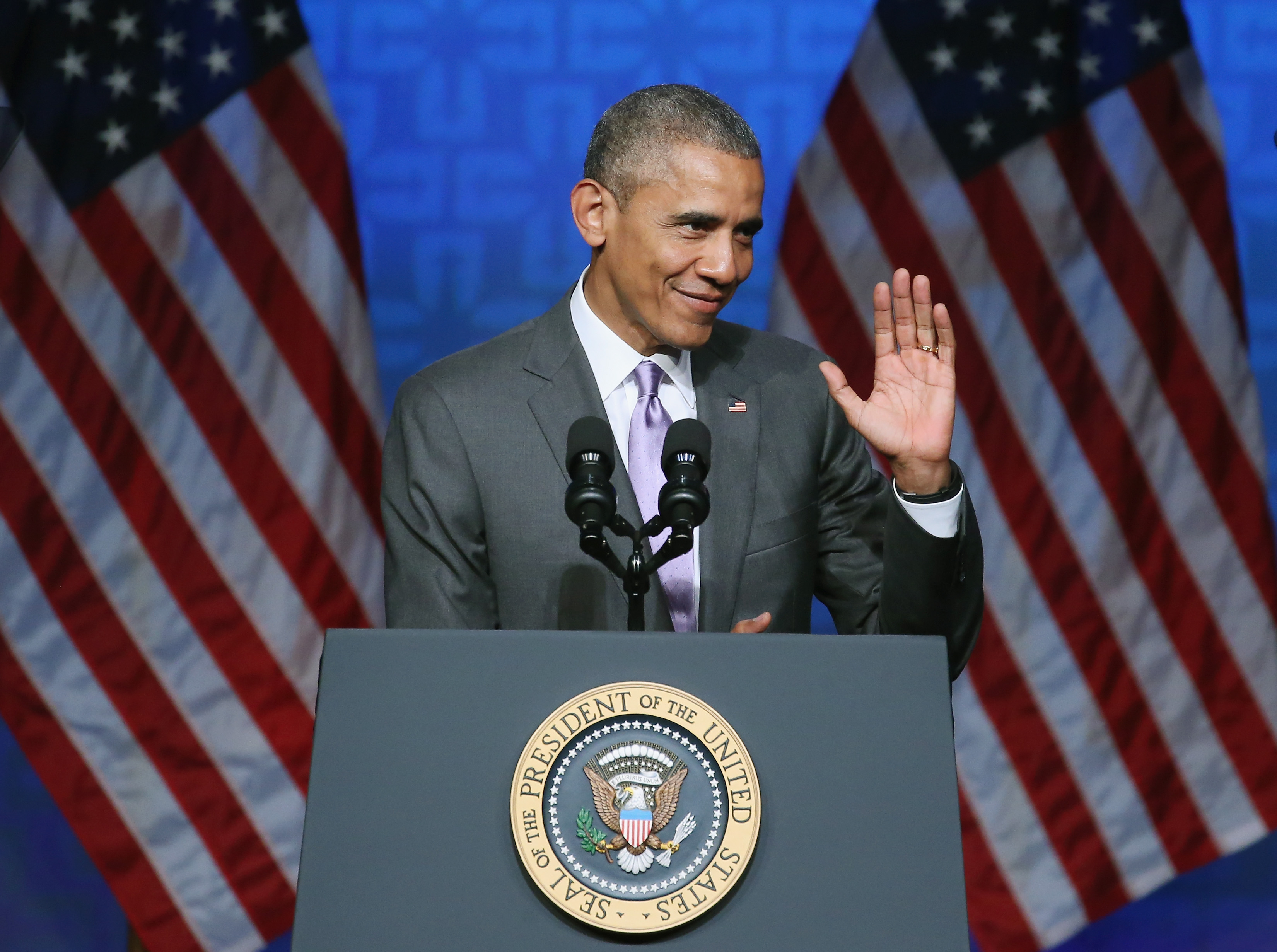 President Obama Speaks At Catholic Hospital Association Conference