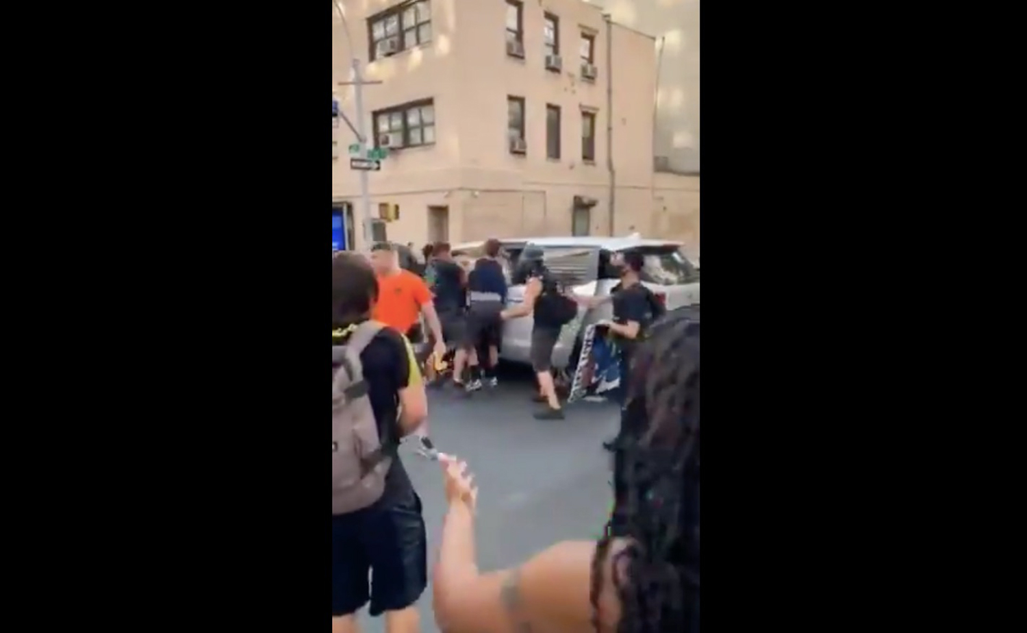 nypd-unmarked-van-protests