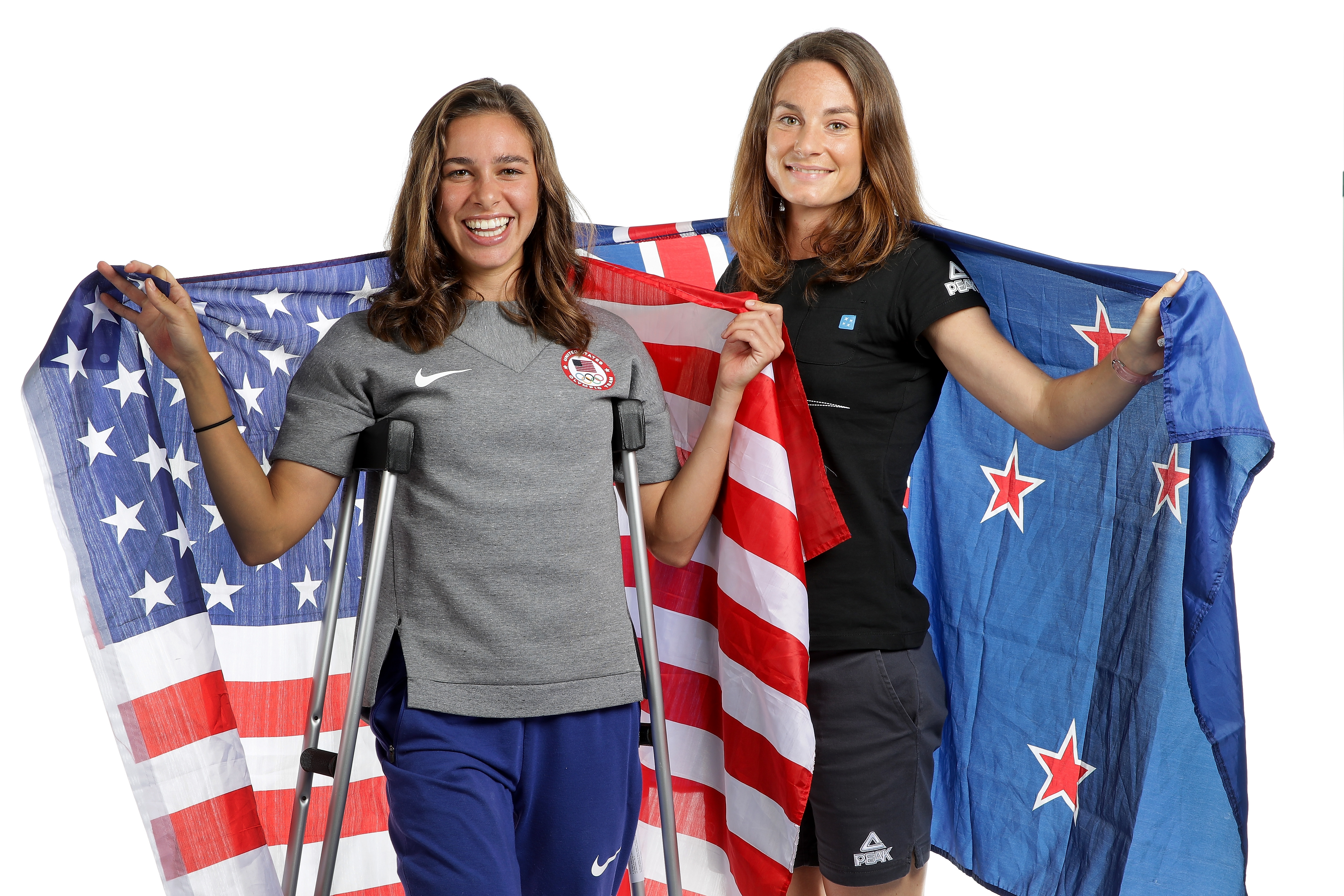 Nikki Hamblin And Abbey D'Agostino Portrait Session
