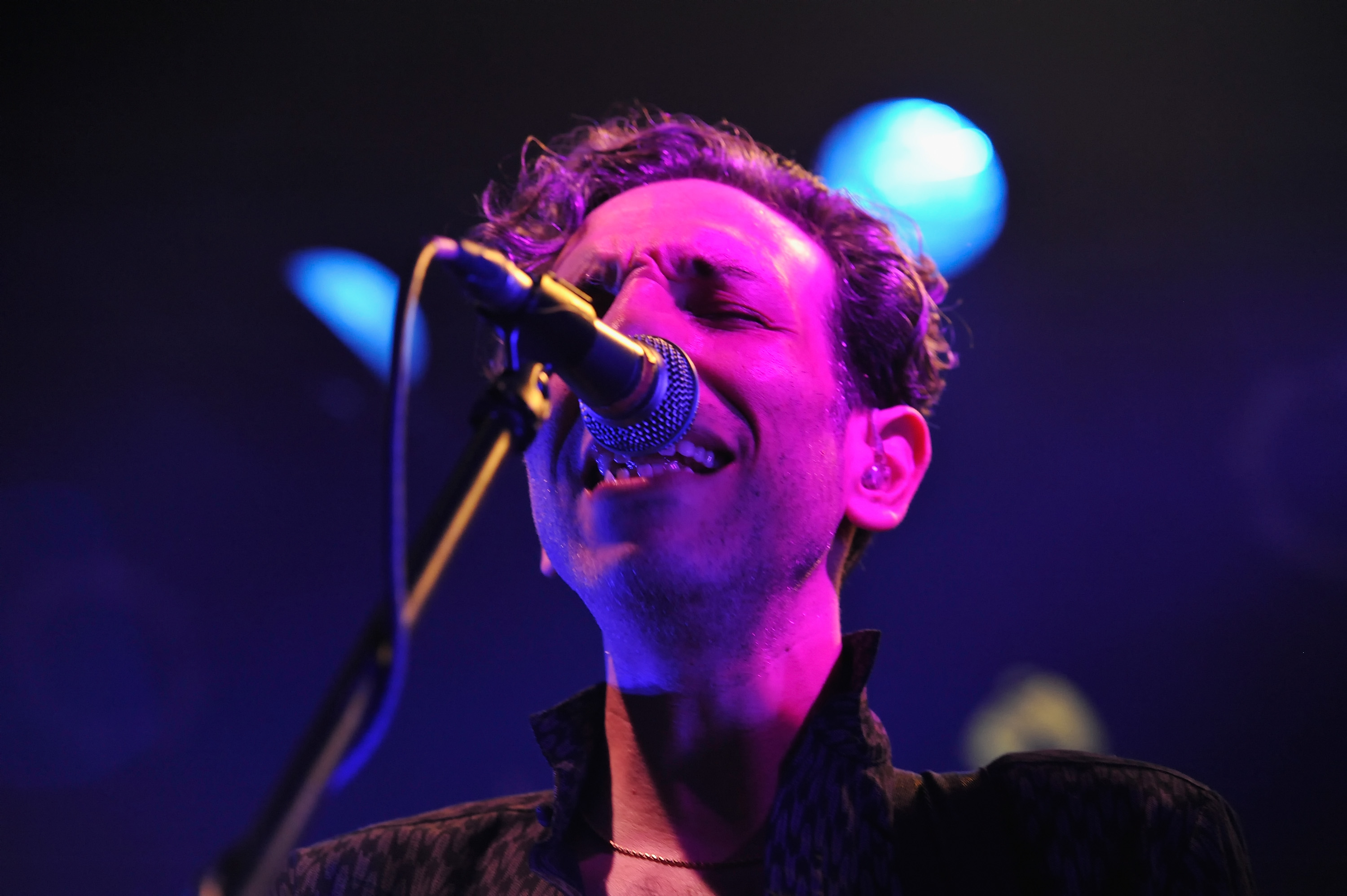 Eric Emm of Tanlines performs in Los Angeles on May 18, 2015.