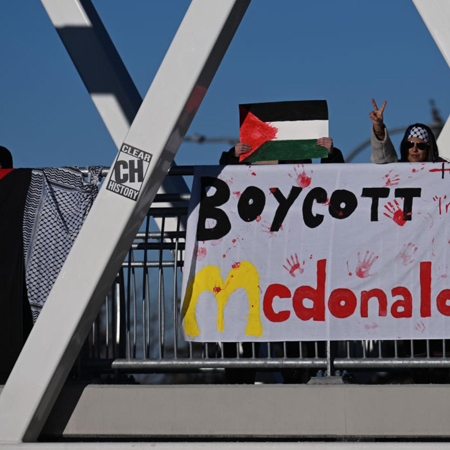 Edmonton Boxing Day Protest By Palestinians