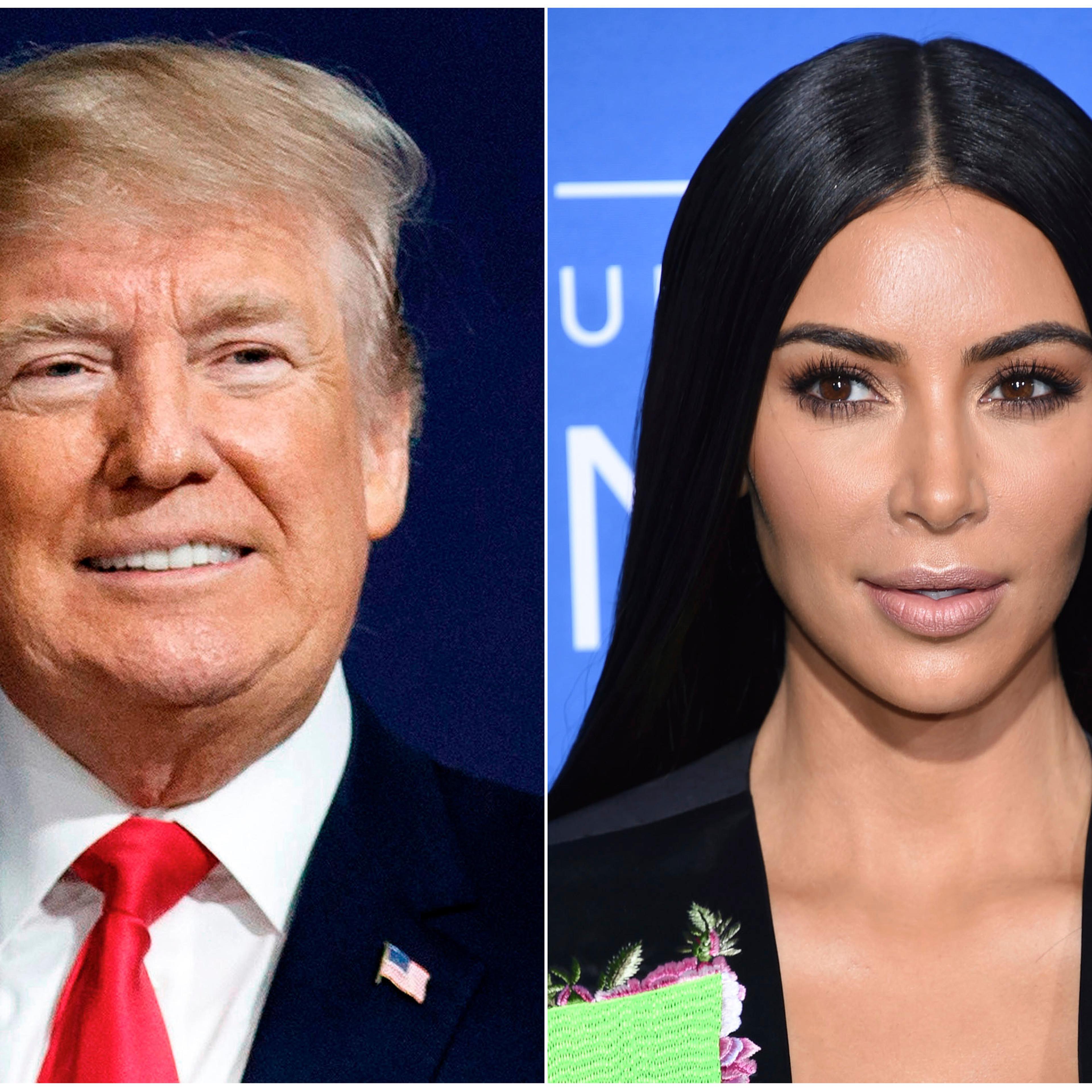 Donald Trump Kim Kardashian