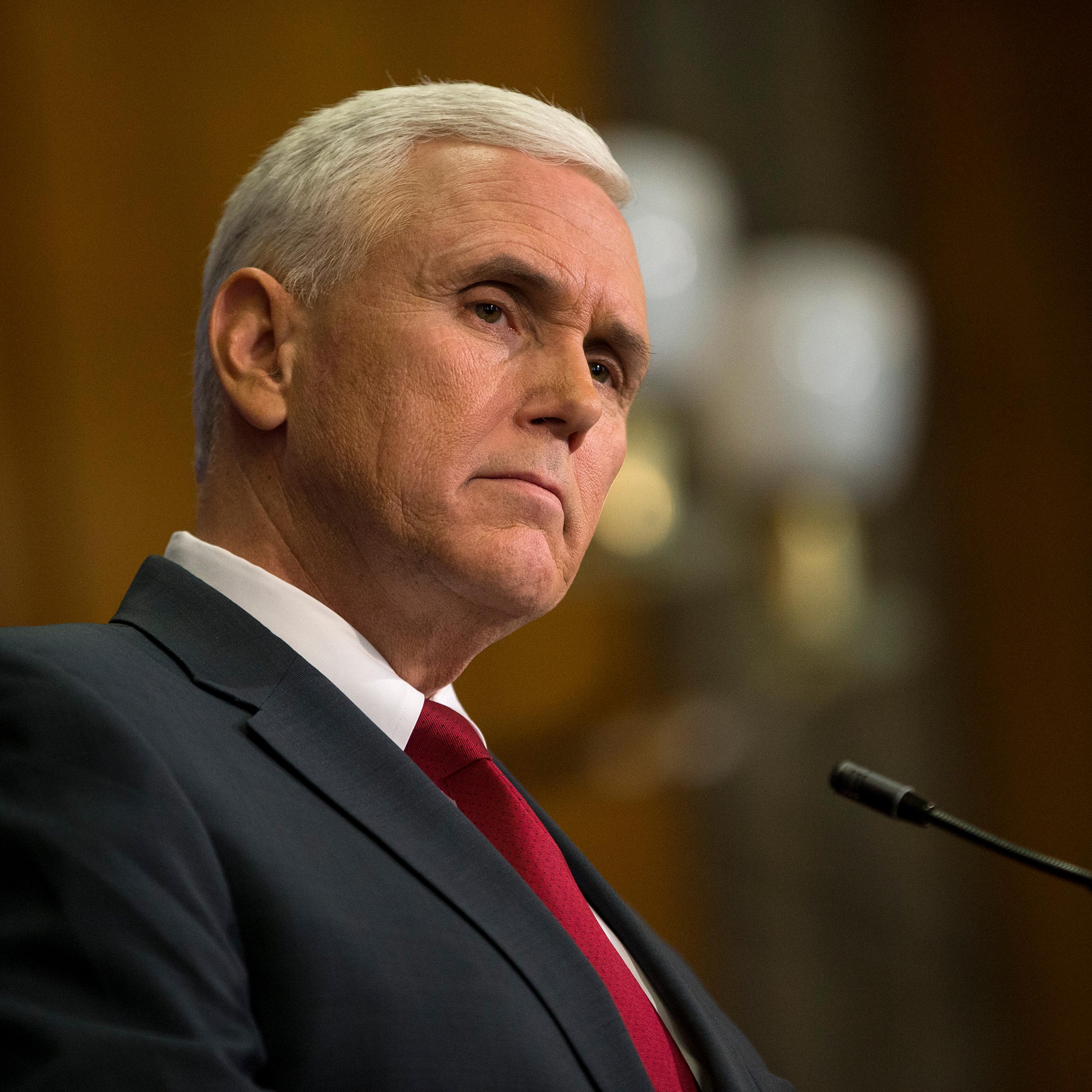 Indiana Gov. Mike Pence Holds Press Conference