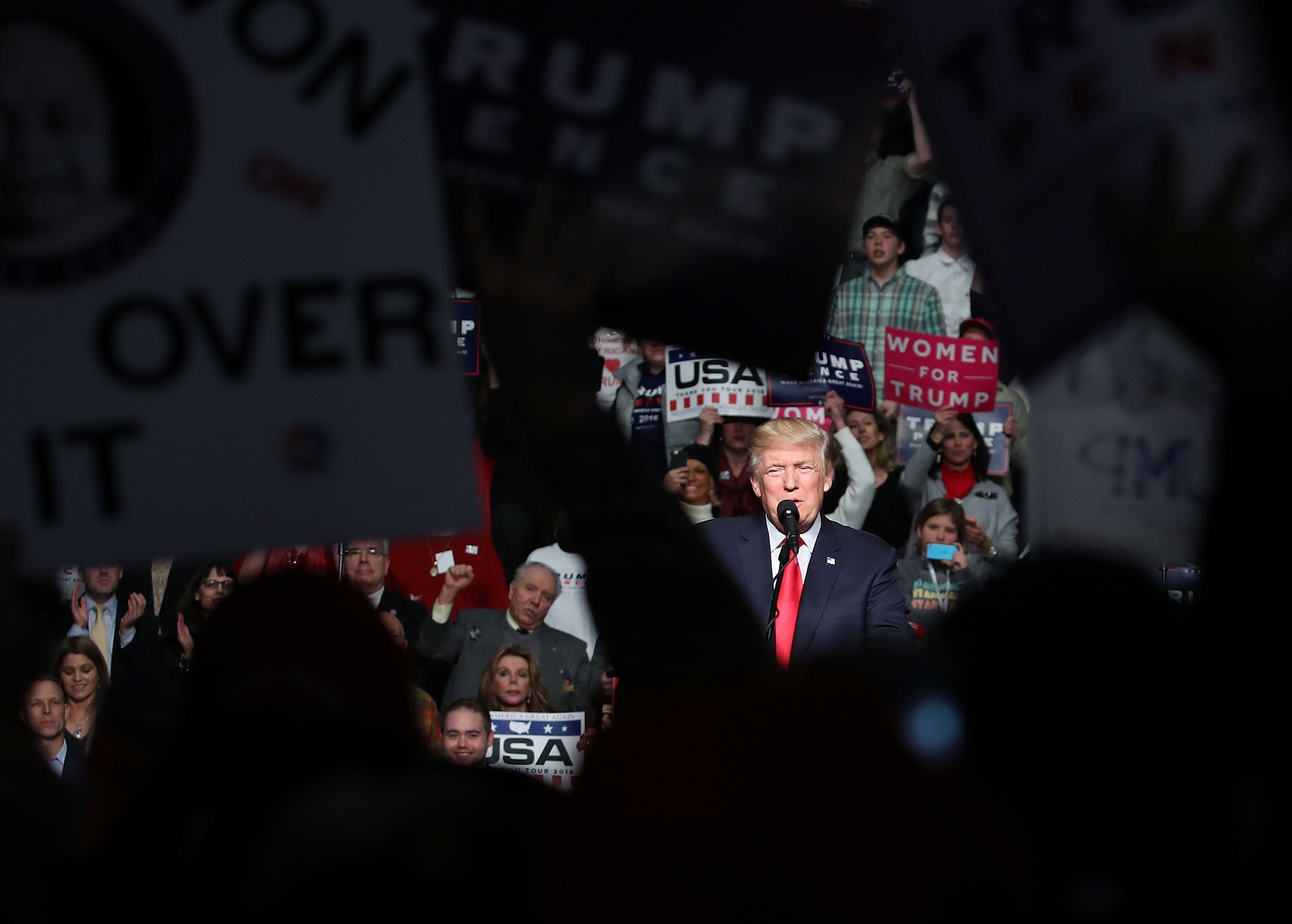 President Elect Donald Trump Holds Victory Rally In Pennsylvania