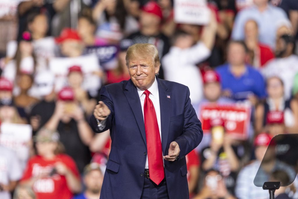 U.S. President Donald Trump's MAGA rally at SNHU