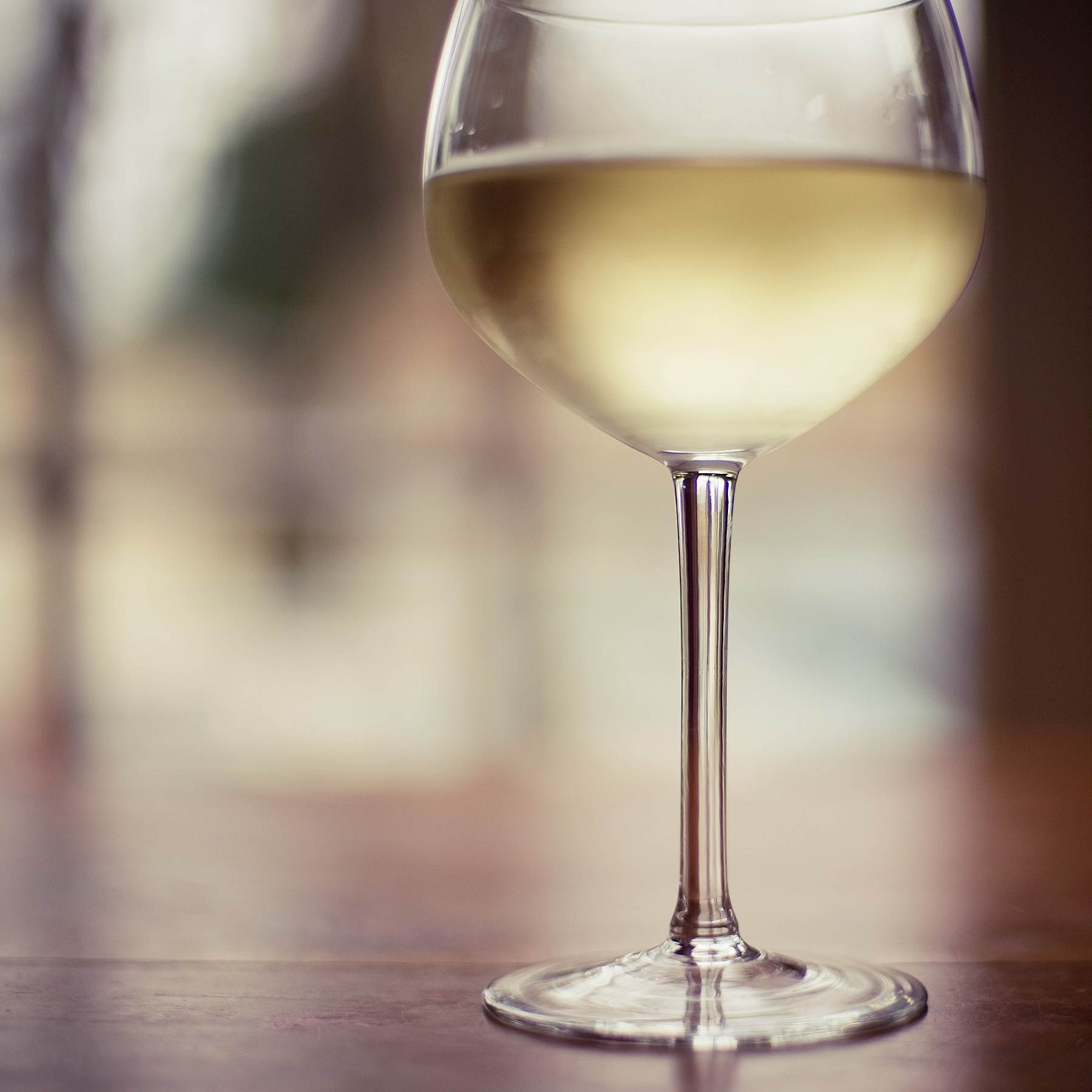 glass of white wine