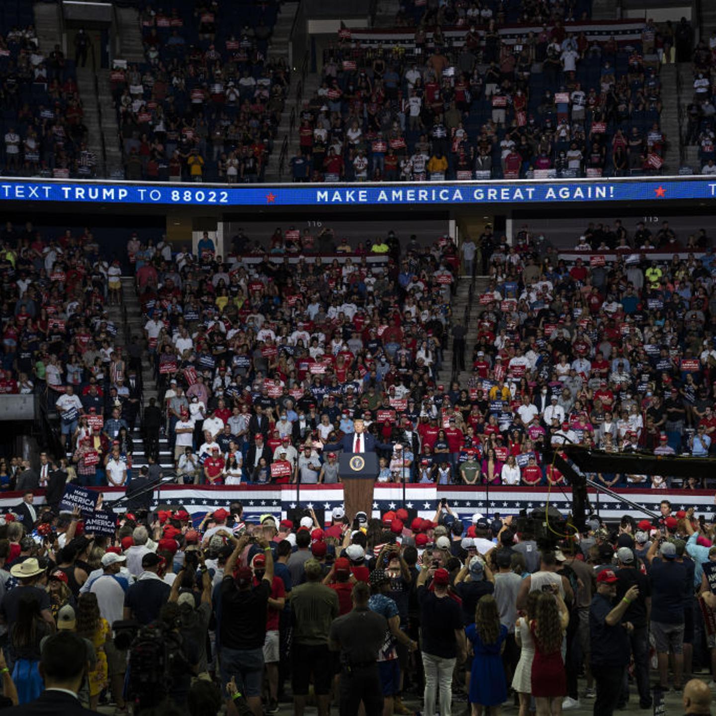 President Trump Holds Keep America Great Rally