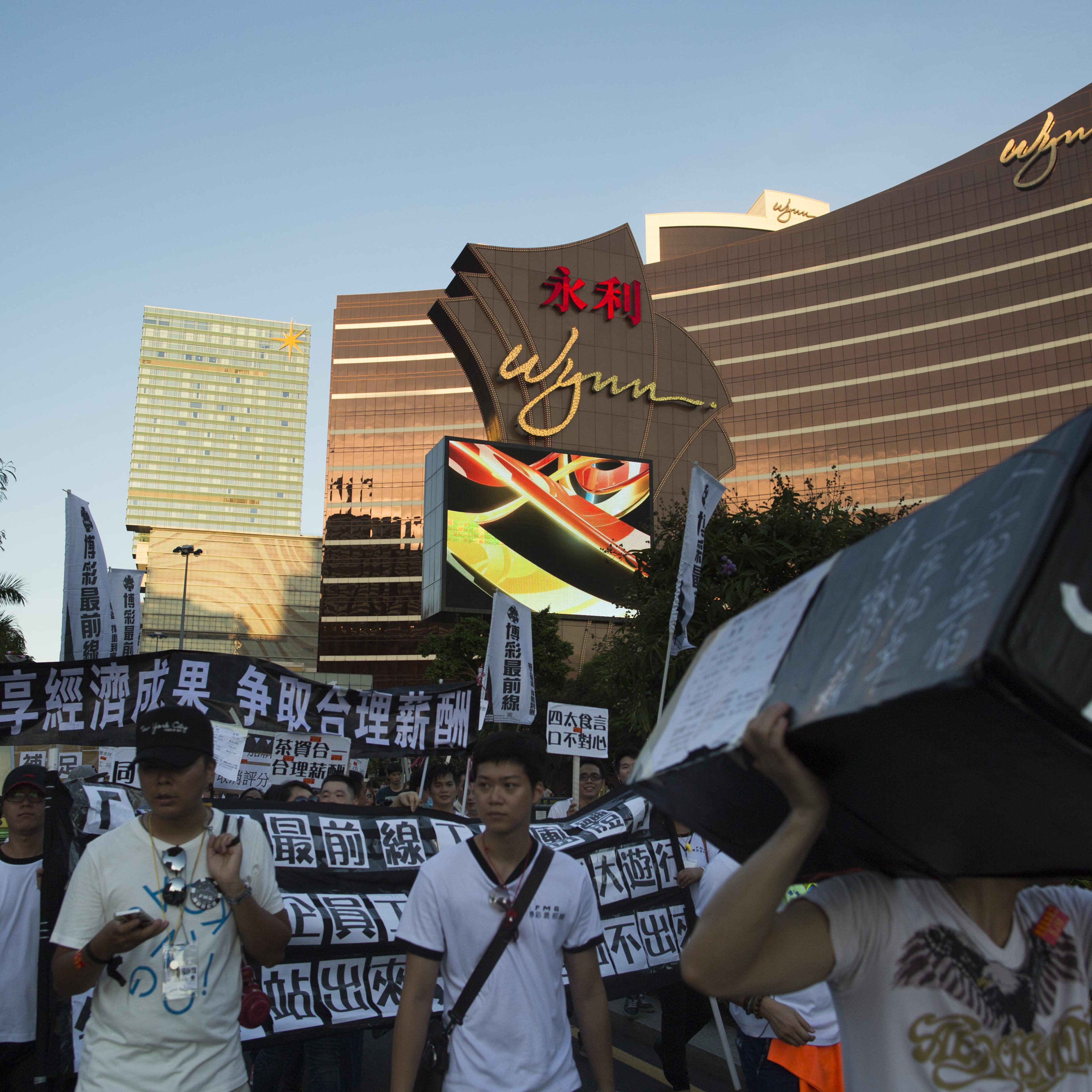 Gaming Workers Stage Labor Protest Against Casino Operators