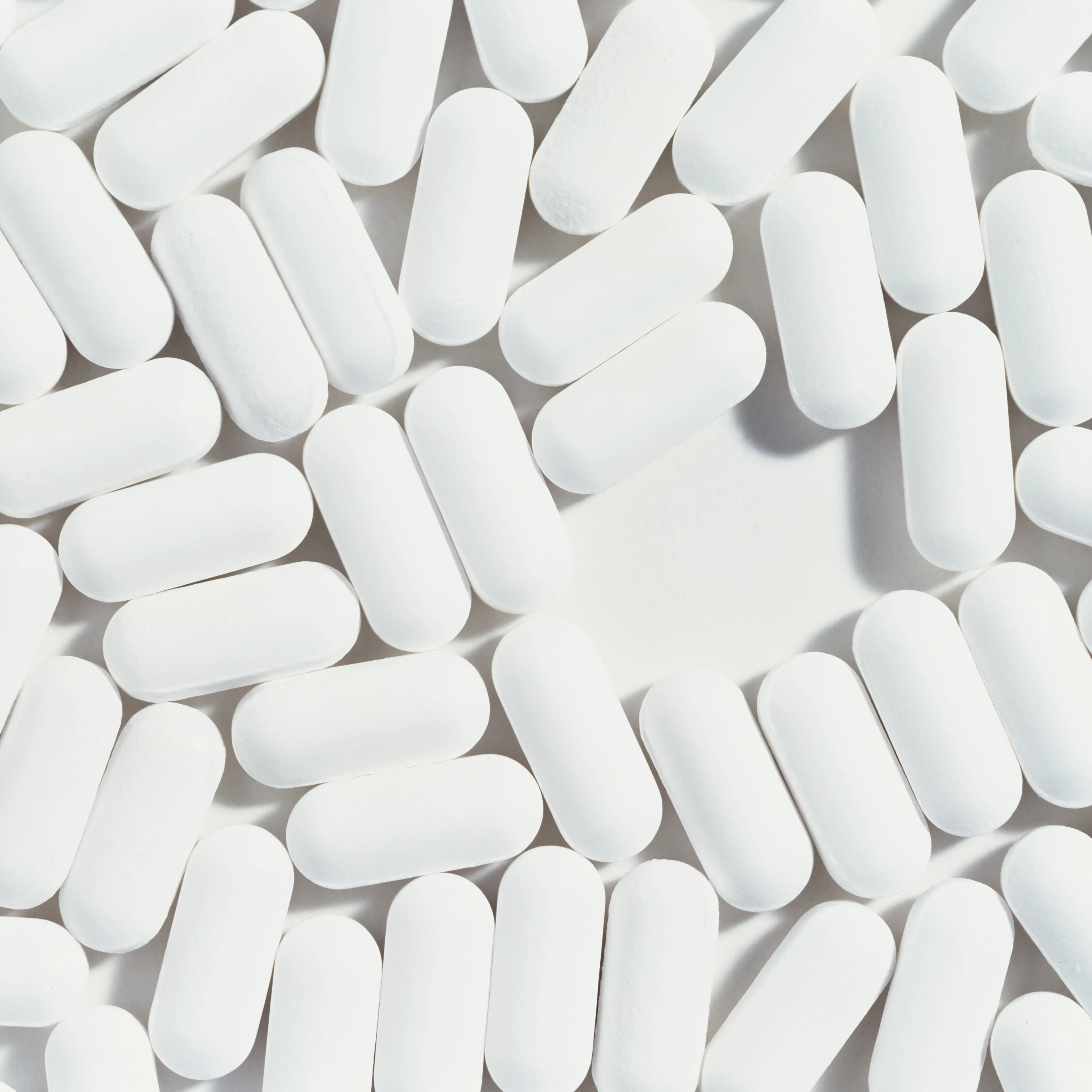 White pills (full frame) TIME health stock