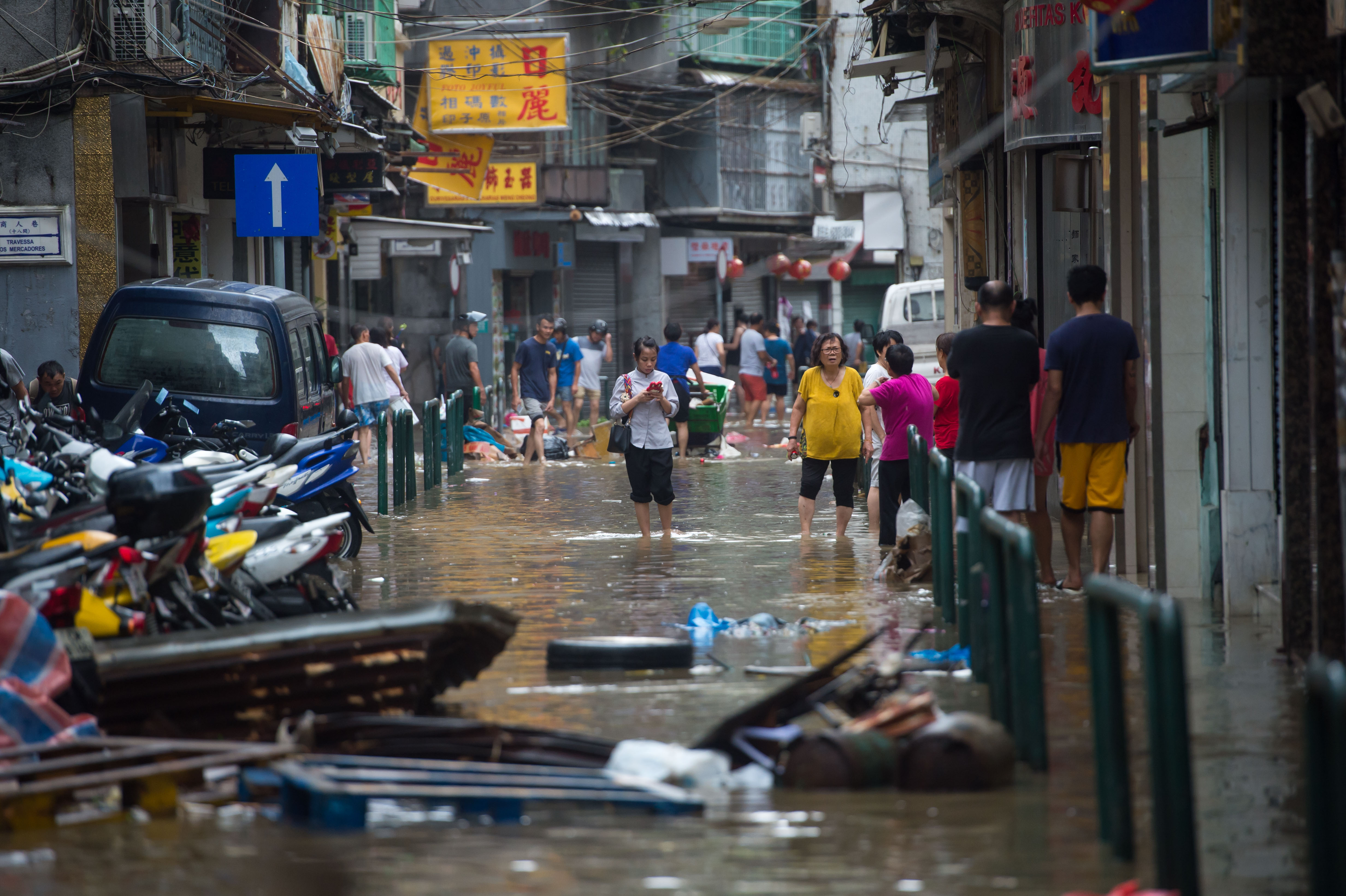 CHINA-MACAO-TYPHOON HATO (CN)