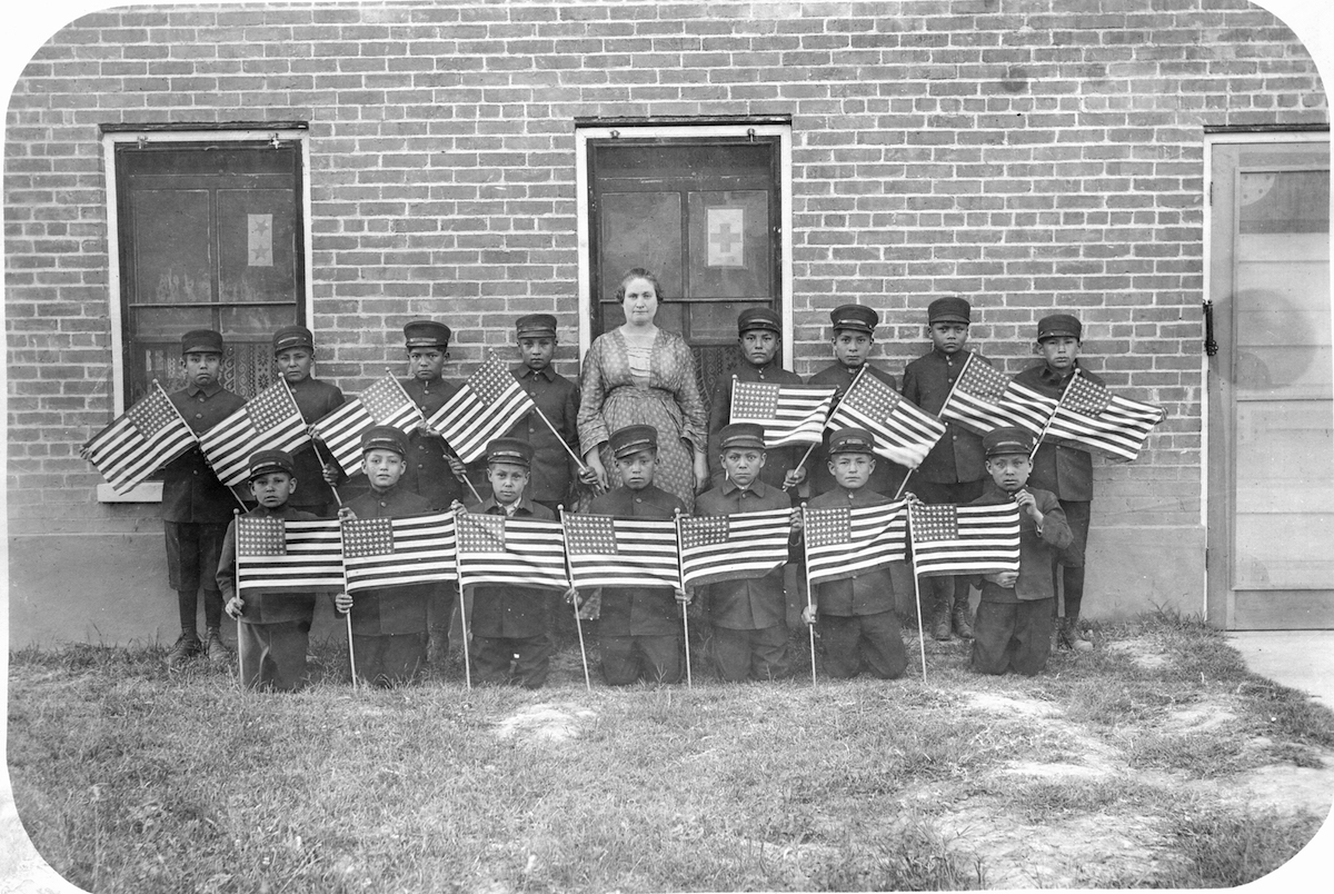 Students At Albuquerque Indian School