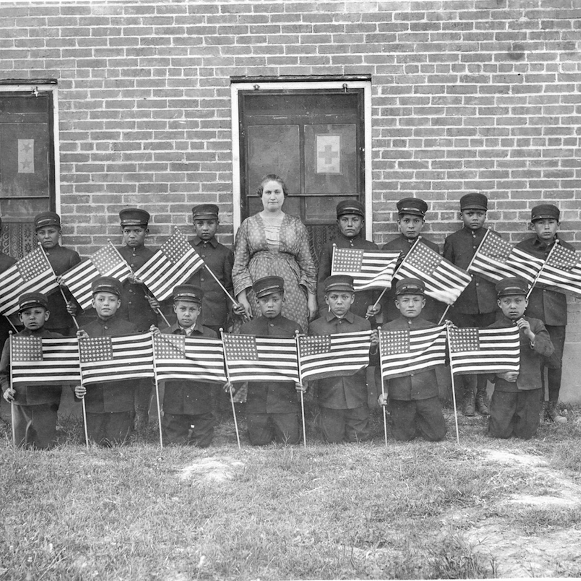 Students At Albuquerque Indian School