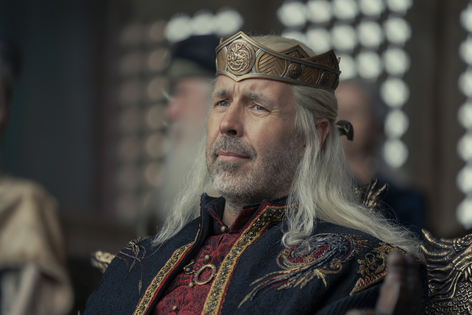 Paddy Considine as King Viserys Targaryen in House of the Dragon