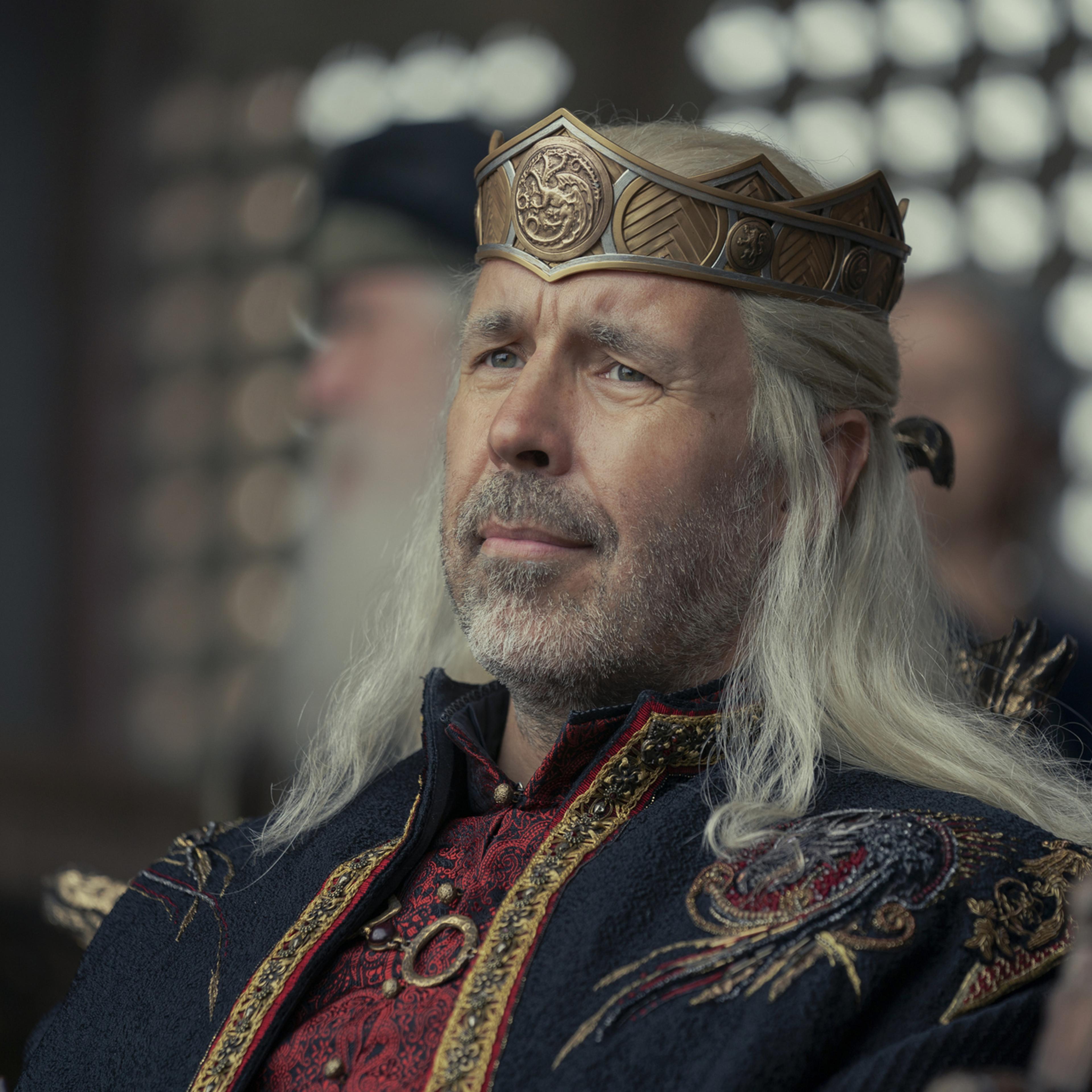 Paddy Considine as King Viserys Targaryen in <i>House of the Dragon</i>