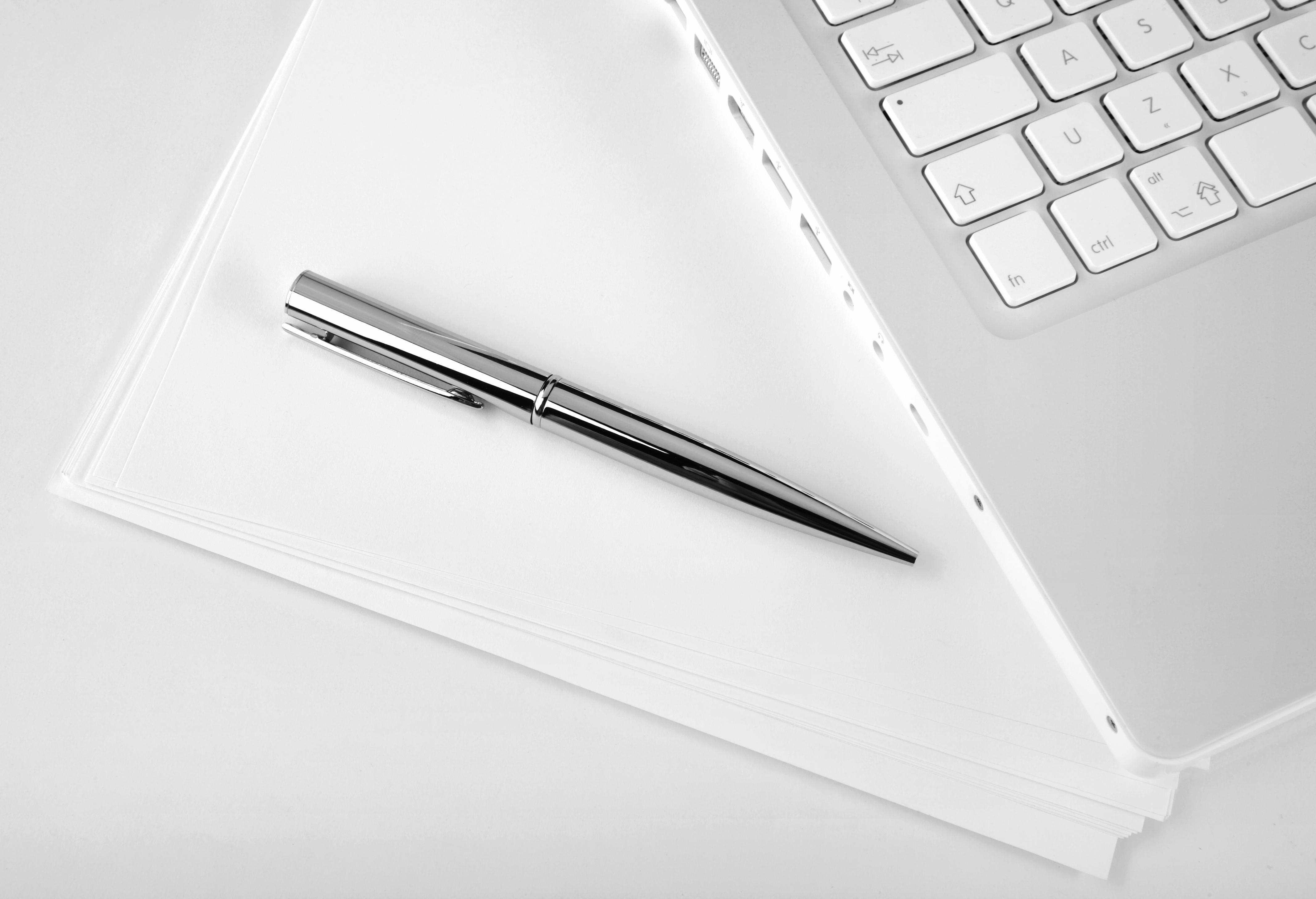 Write with pen and paper or type on computer