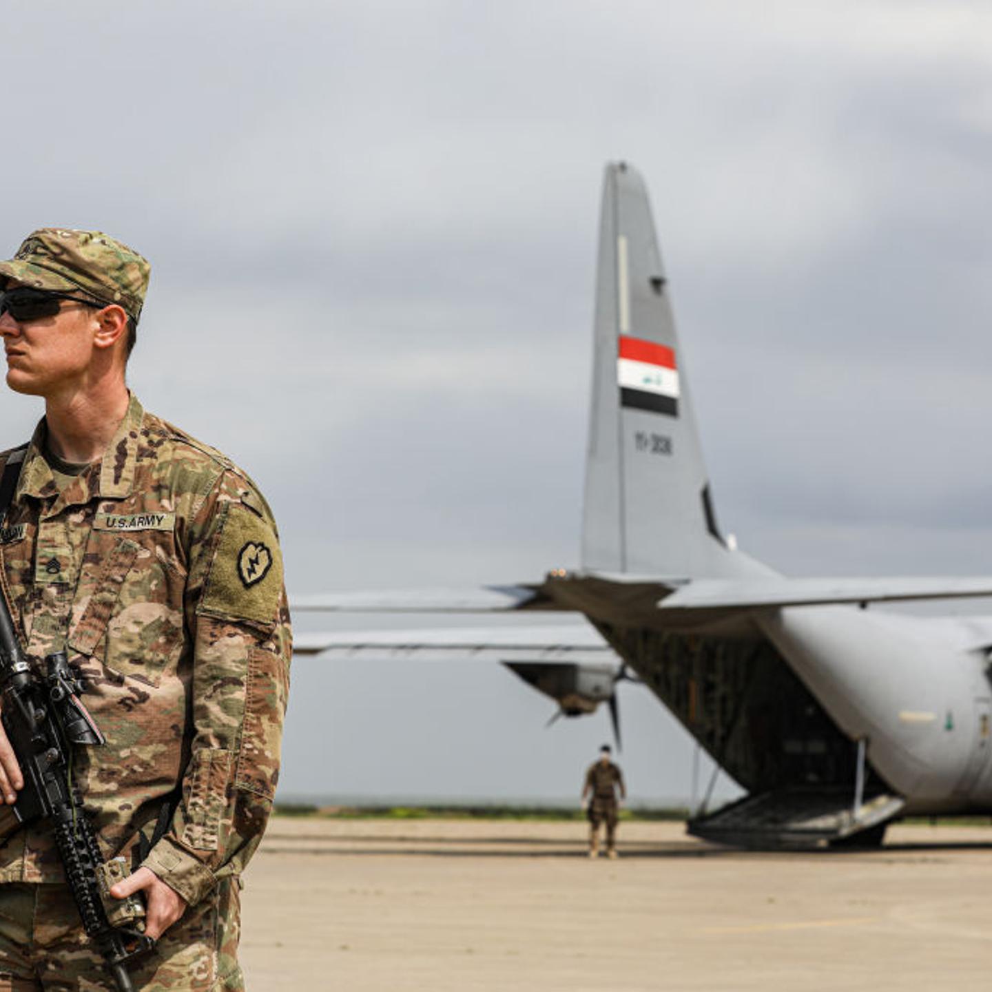 US departs Iraqi military base