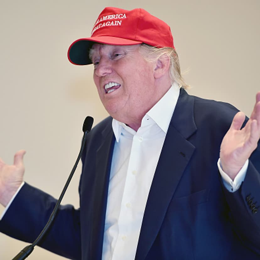 Republican presidential Candidate Donald Trump visits his Scottish golf course Turnberry on July 30, 2015 in Ayr, Scotland.