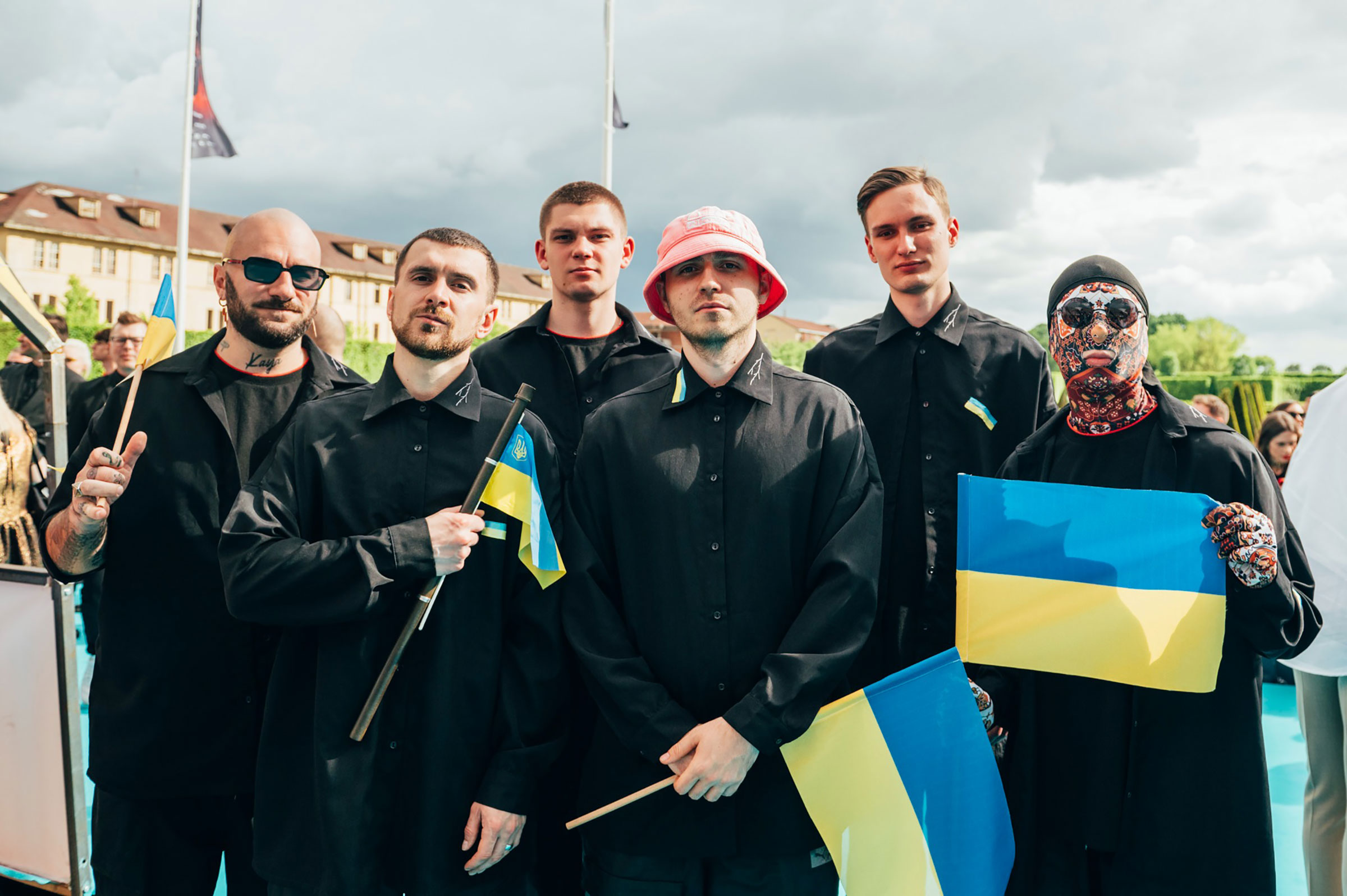Members of the Ukrainian group Kalush Orchestra