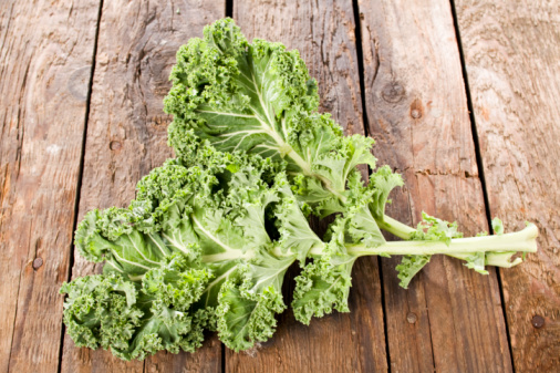 two-kale-leaves-table