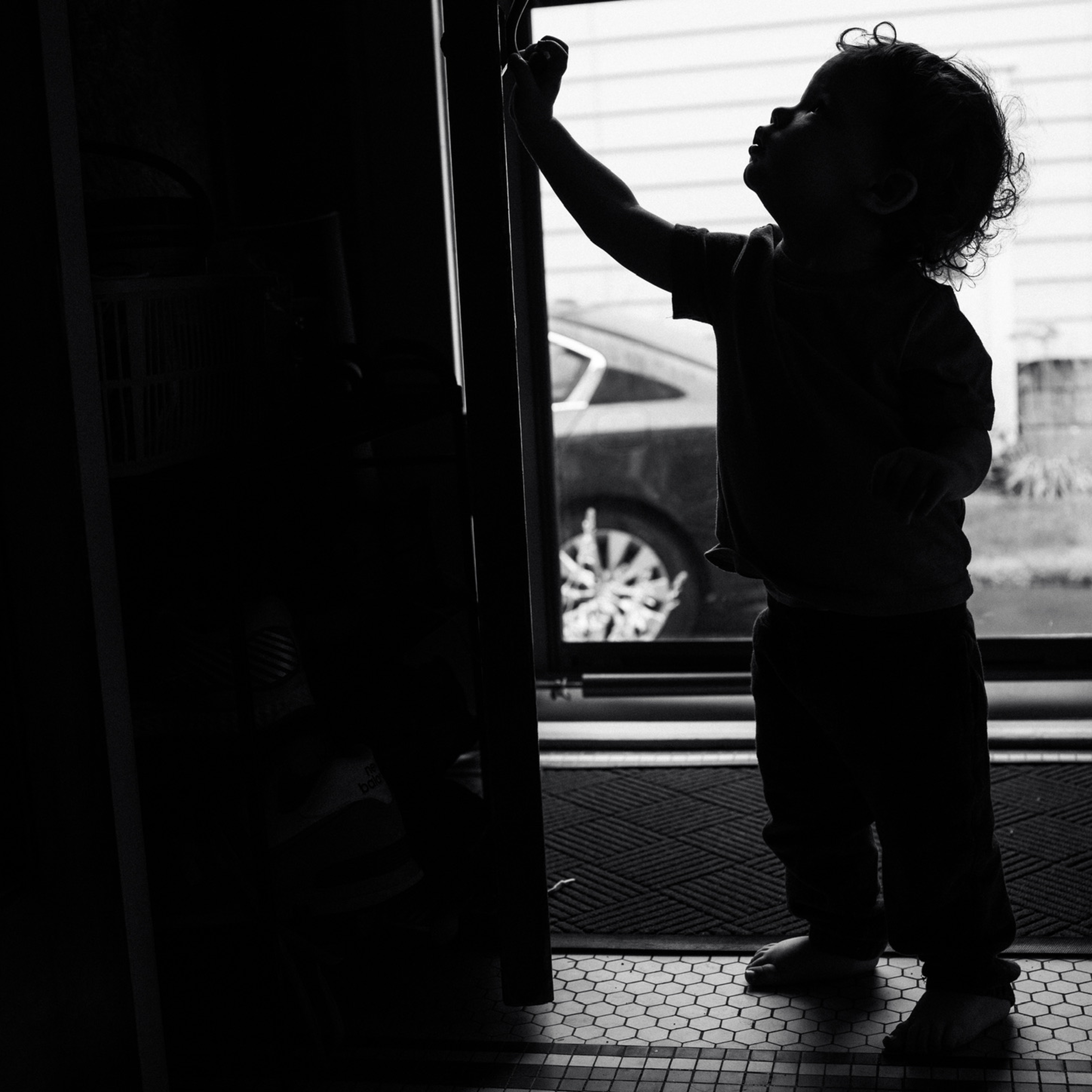 The author's nearly two-year-old son.