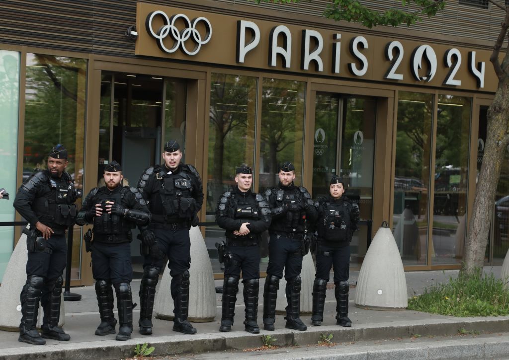 Demonstration against participation of Israeli athletes in 2024 Olympic Games in Paris