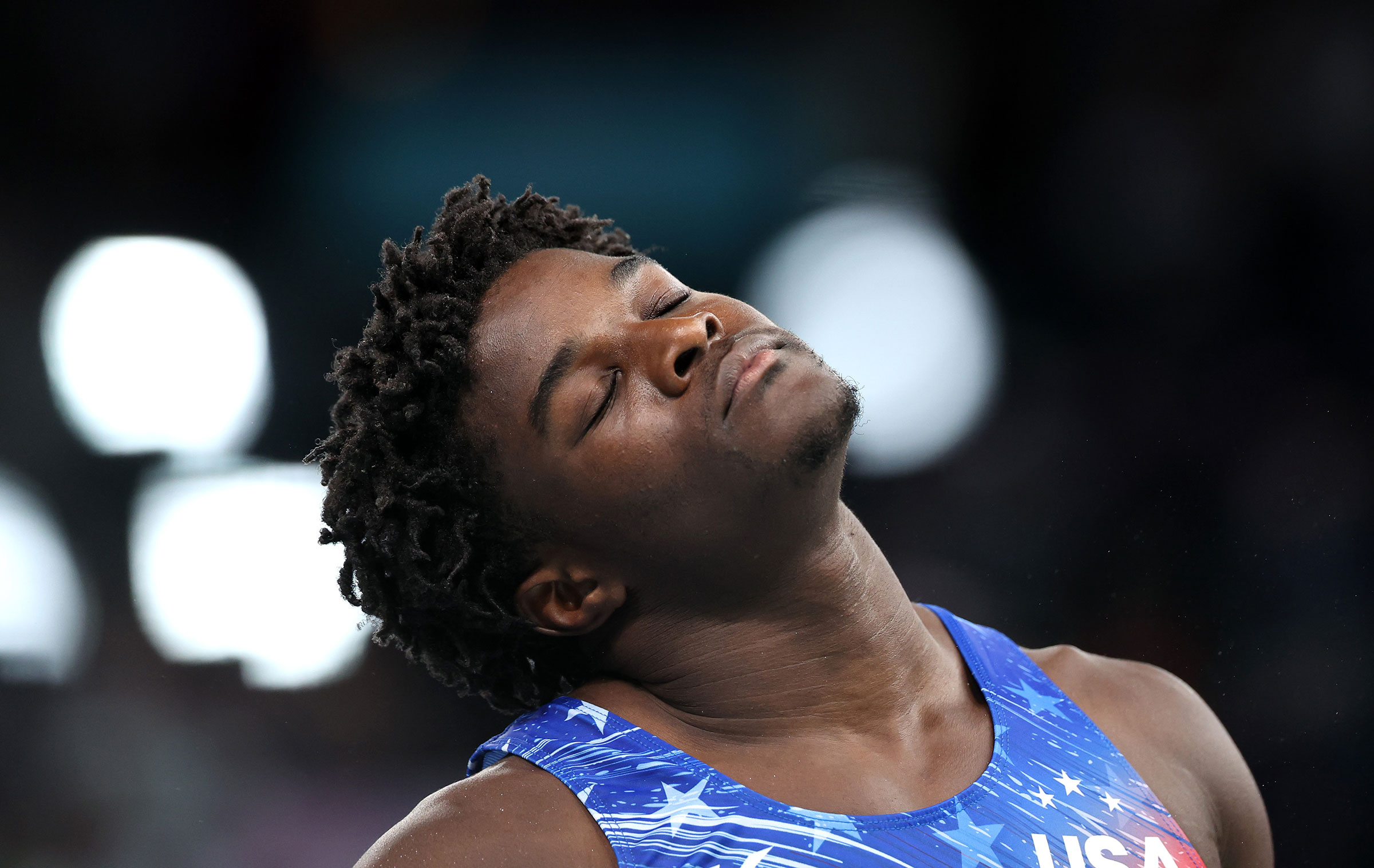 Frederick Richard of Team United States prepares to compete on the pommel horse during the Artistic Gymnastics Men's All-Around Final on day five of the Paris Olympic Games on July 31, 2024.