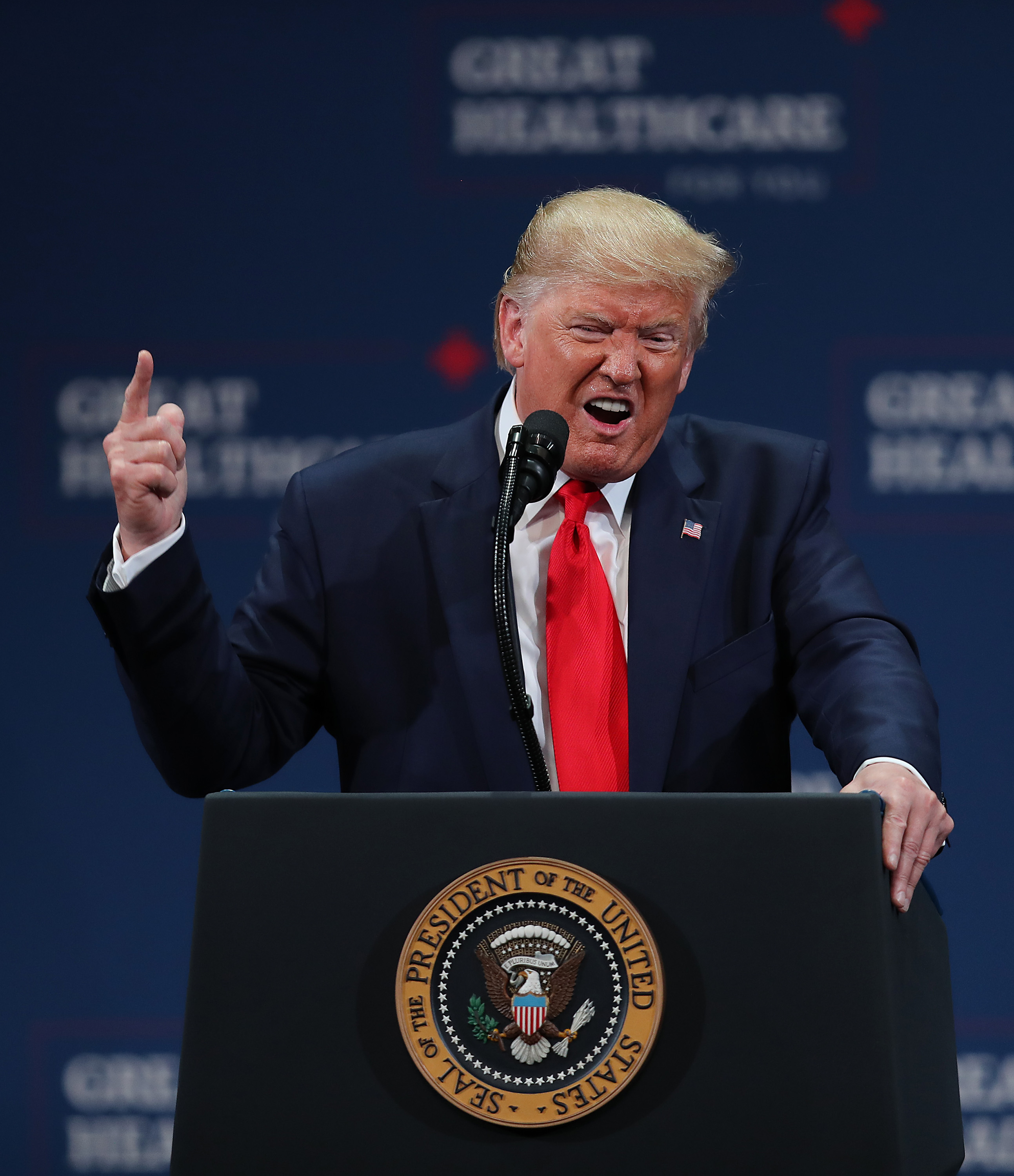 President Trump Delivers Remarks In Central Florida