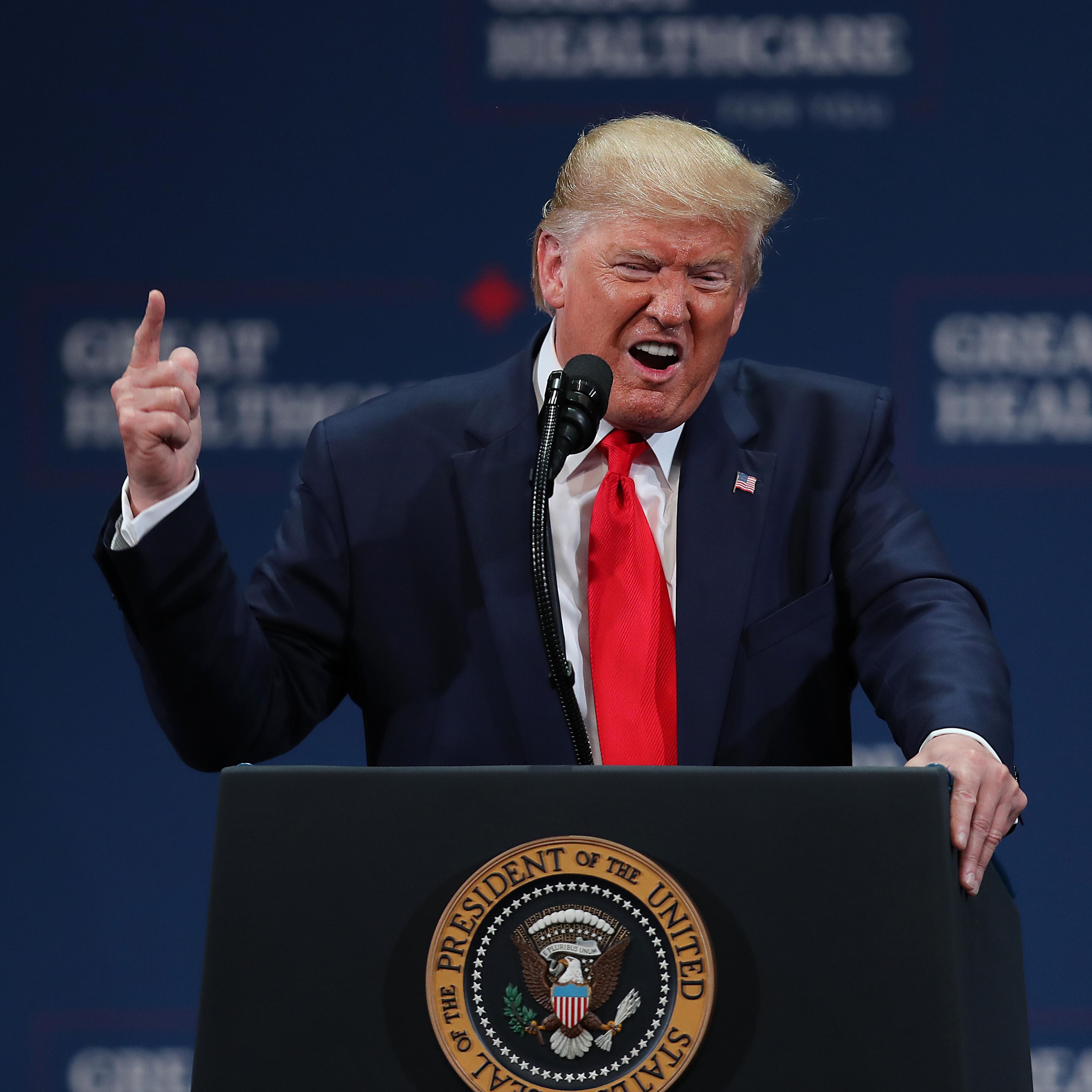 President Trump Delivers Remarks In Central Florida