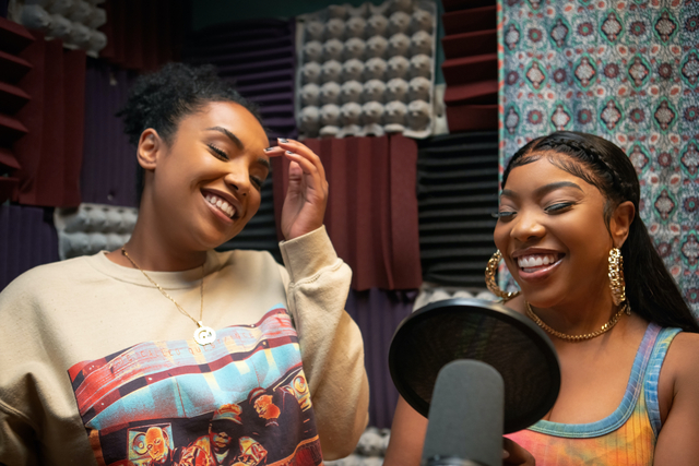 Aida Osman, left, and KaMillion in 'Rap Sh!t'