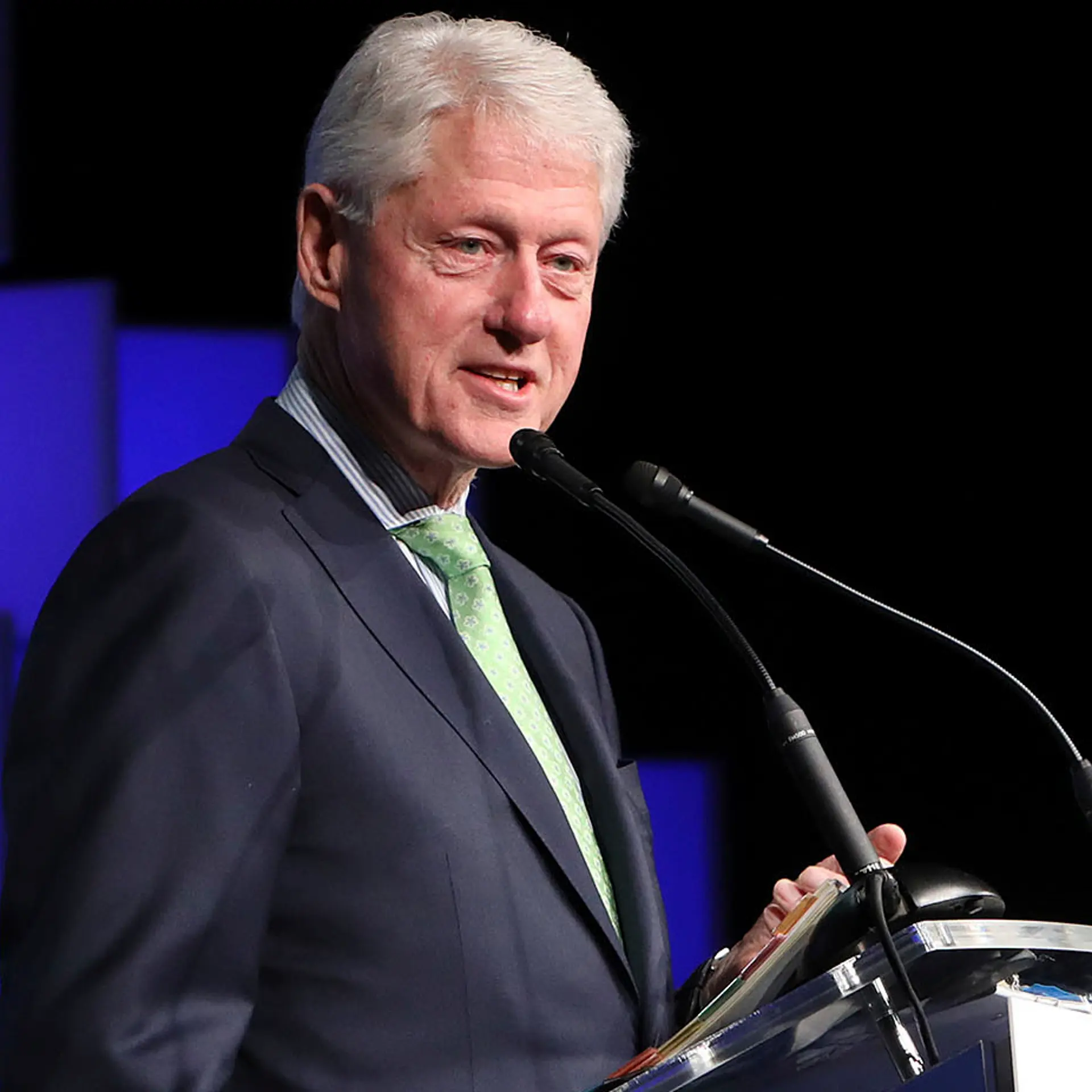 Bill Clinton in New York City, on April 18, 2017.