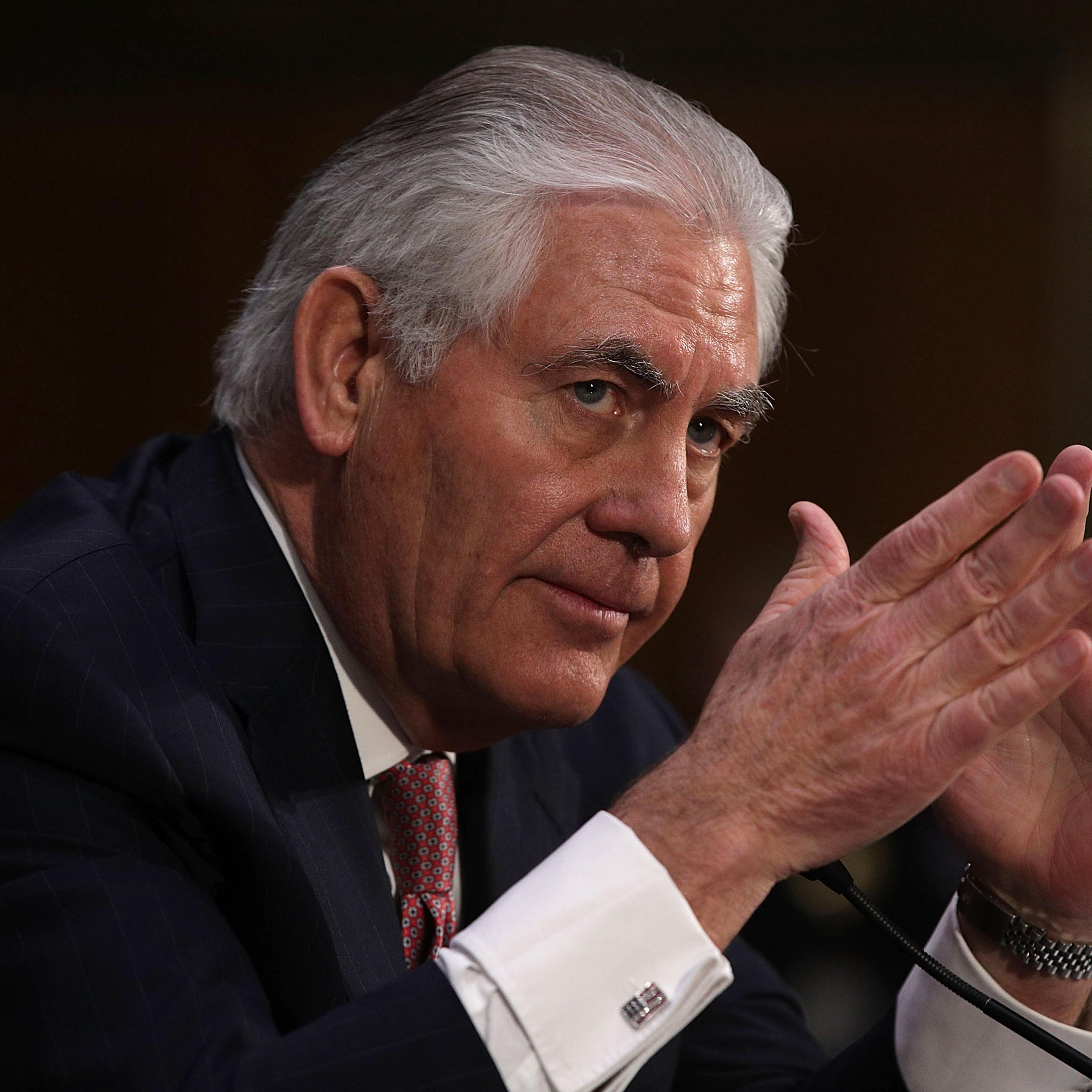 Senate Confirmation Hearing Held For Rex Tillerson To Become Secretary Of State