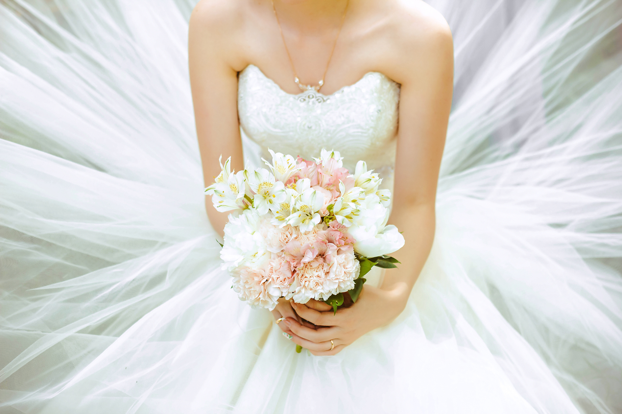 The bride's bouquet
