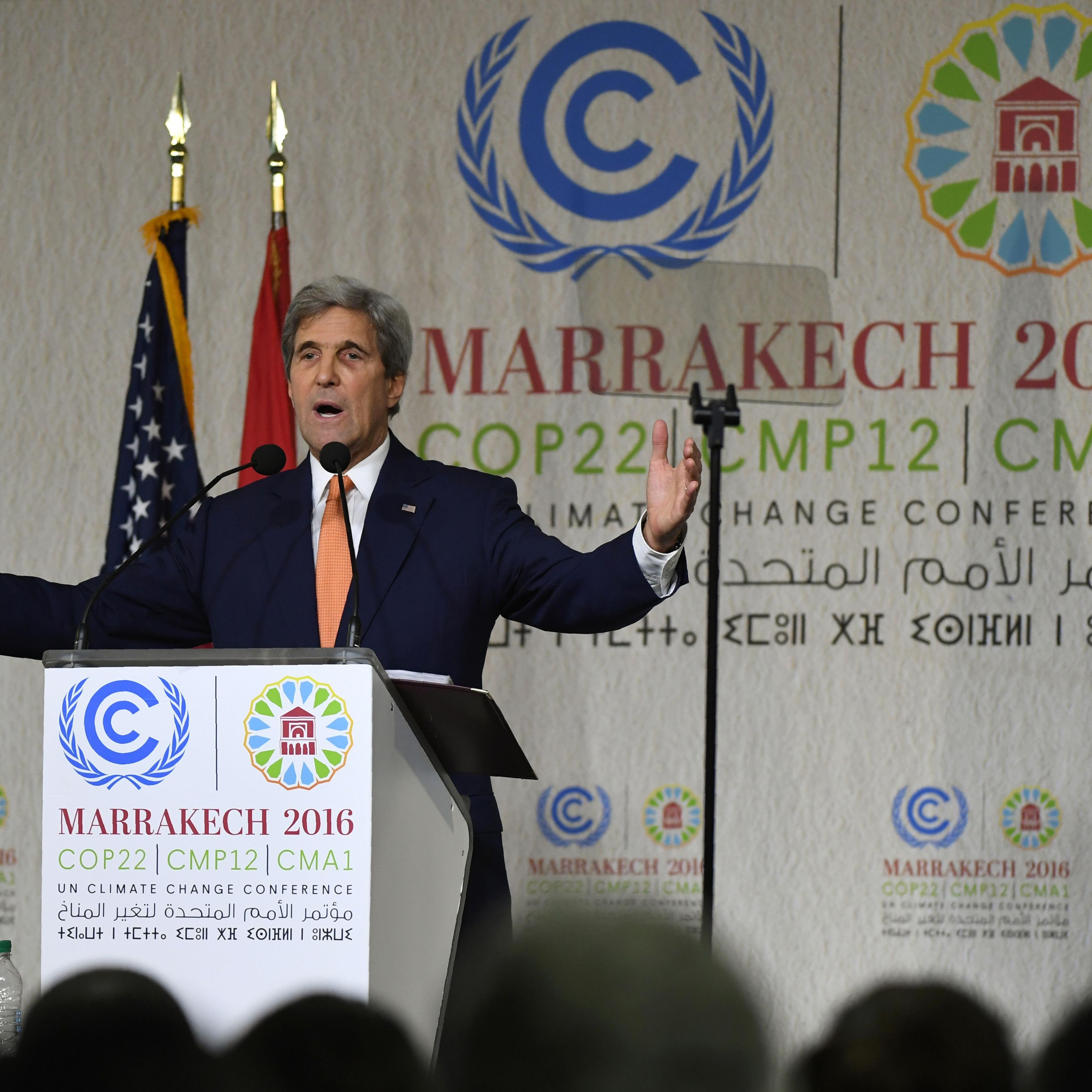 John kerry climate change donald trump