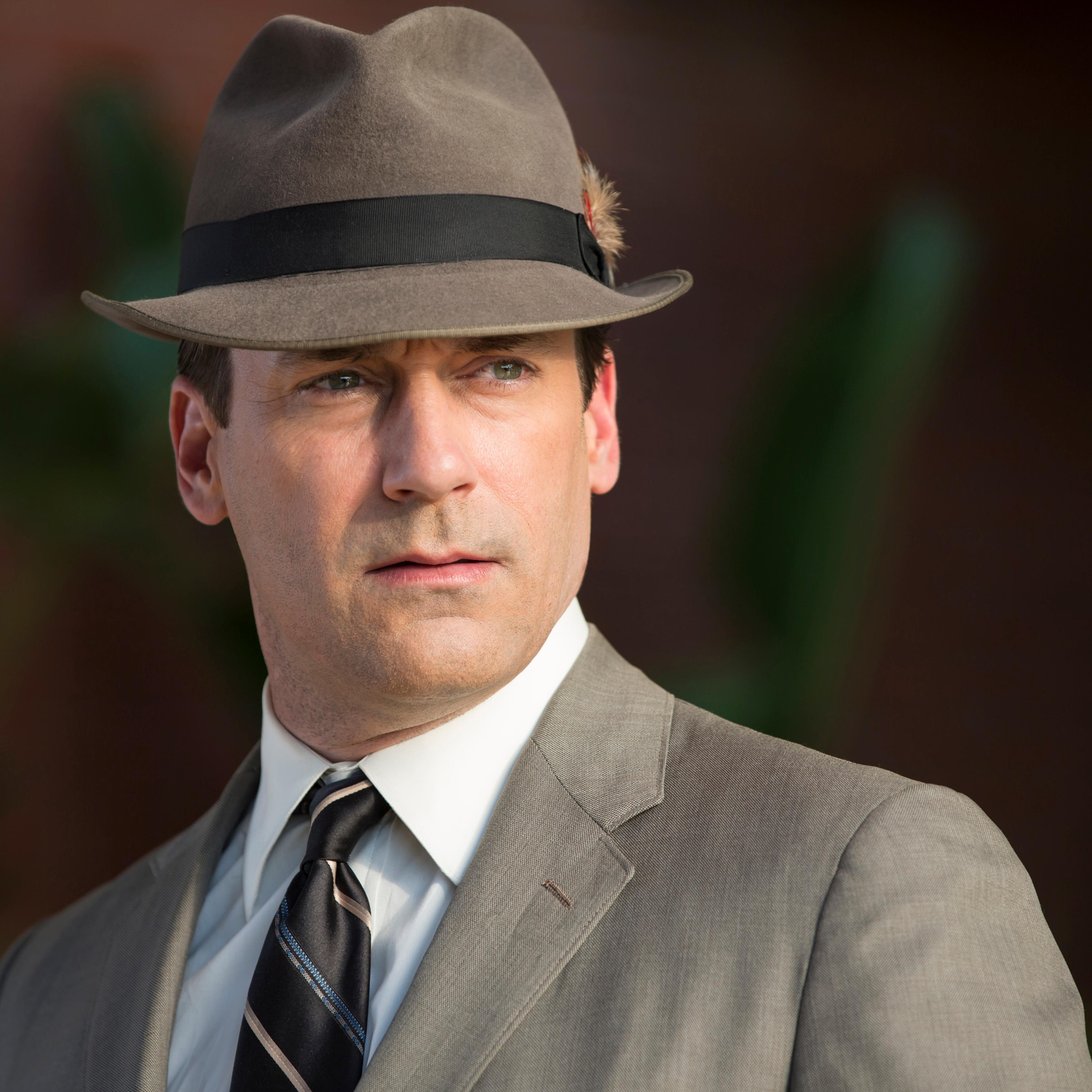 Jon Hamm as Don Draper in the Season 7 premiere of AMC's Mad Men.